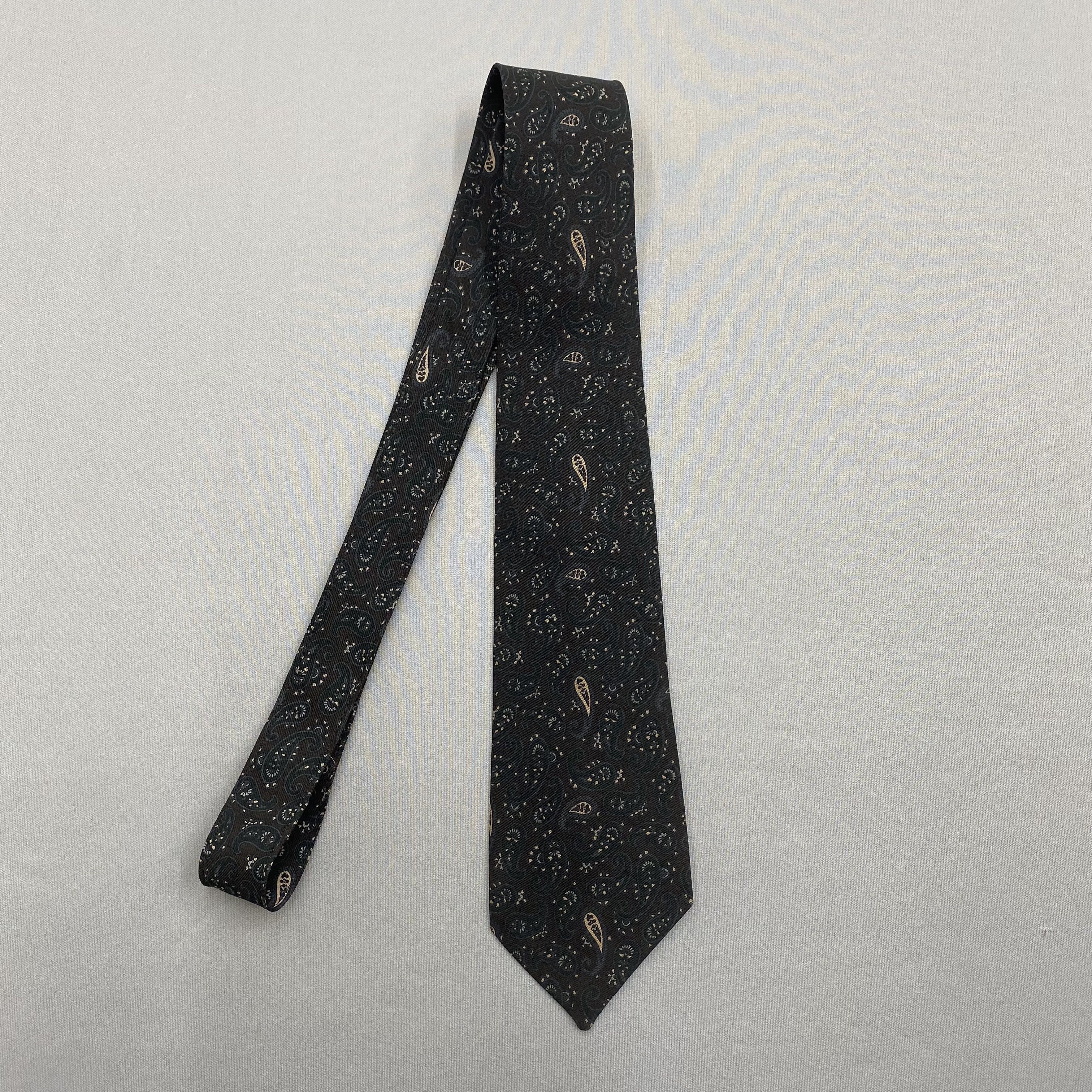 Vintage Comme des Garcons SILK Necktie Cravate Pure Silk