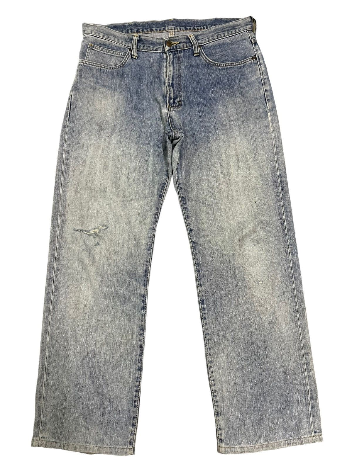 Vintage × Wrangler Vintage Wrangler Blue Wash Style Baggy Jeans Size US 34 / EU 50 - 1 Thumbnail