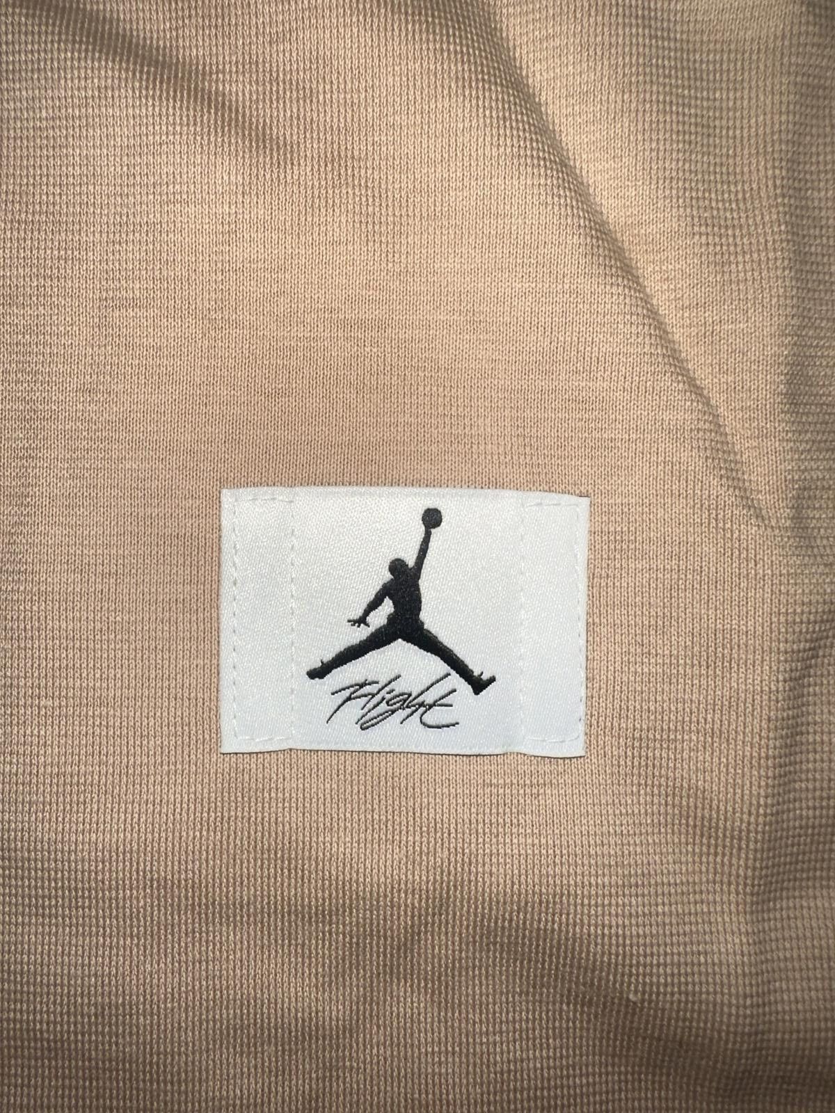 Nike Jordan Sport Women's Cropped Beige T-Shirt Size XL / US 12-14 / IT 48-50 - 2 Thumbnail