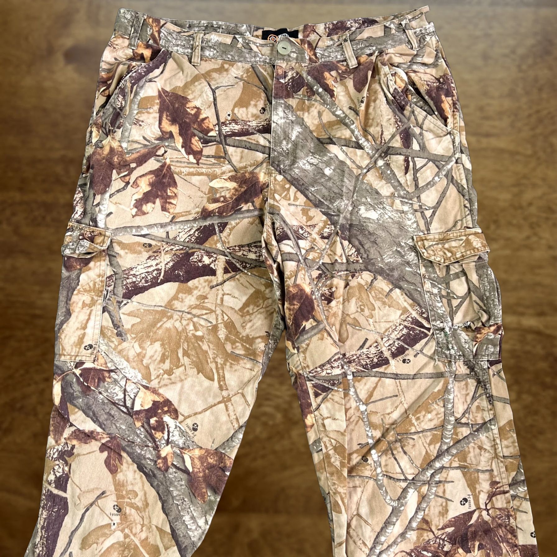 Vintage Outfitters Ridge Camo Cargo Pants Men XL Size US 36 / EU 52 - 1 Thumbnail