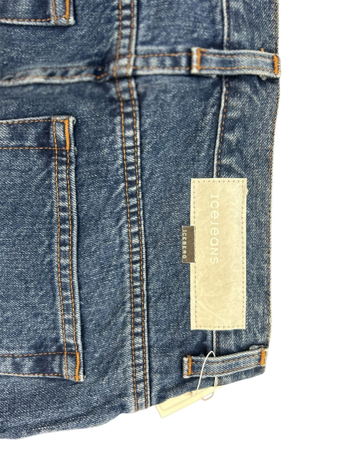 Iceberg Vintage ICEBERG Ice Jeans | Made In Italy | Stone-Wash Size 27" / US 4 / IT 40 - 6 Thumbnail