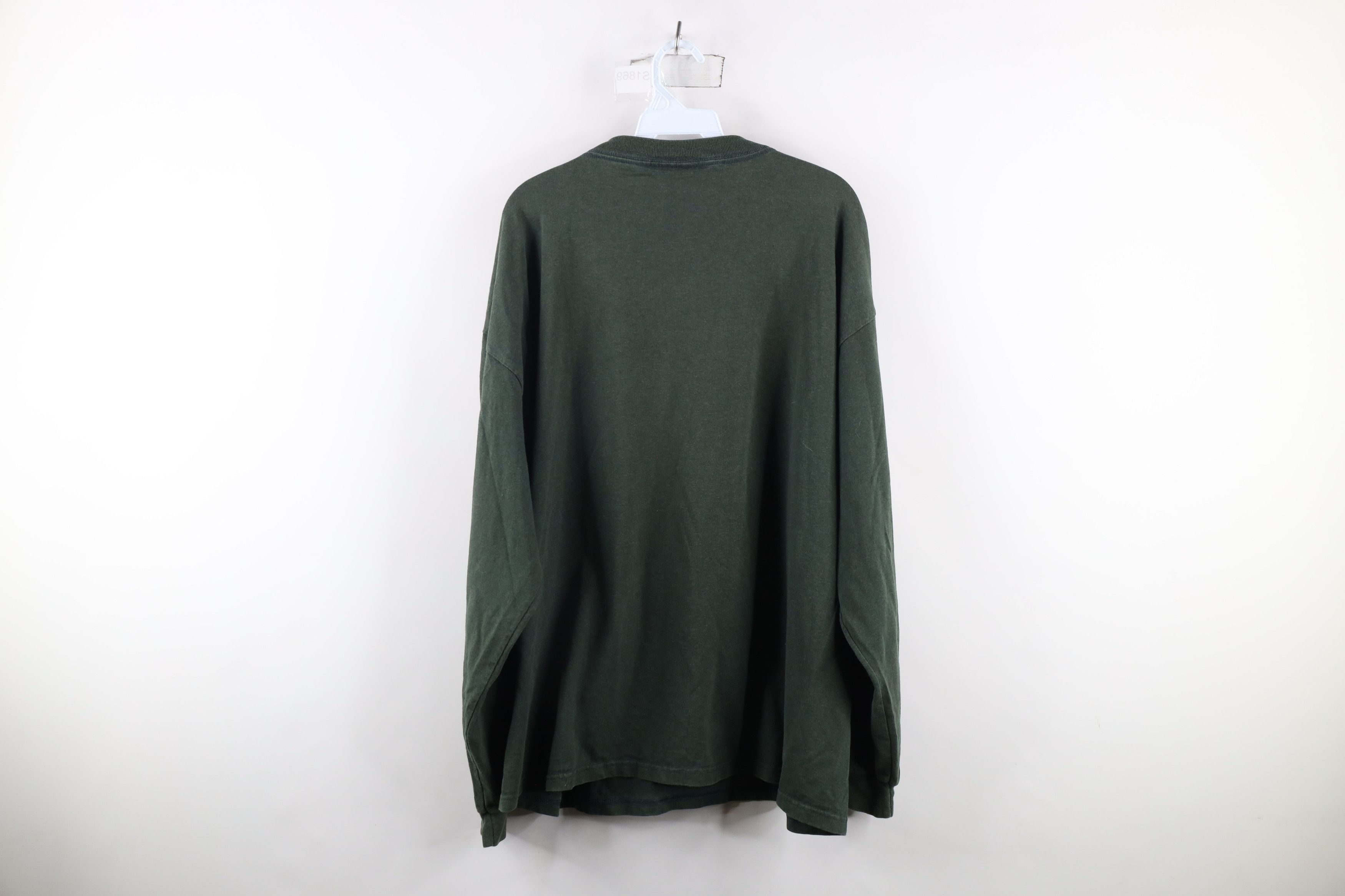 Vintage Vintage 90s Streetwear Eagle Deer Fish Long Sleeve T-Shirt Size US XL / EU 56 / 4 - 8 Thumbnail