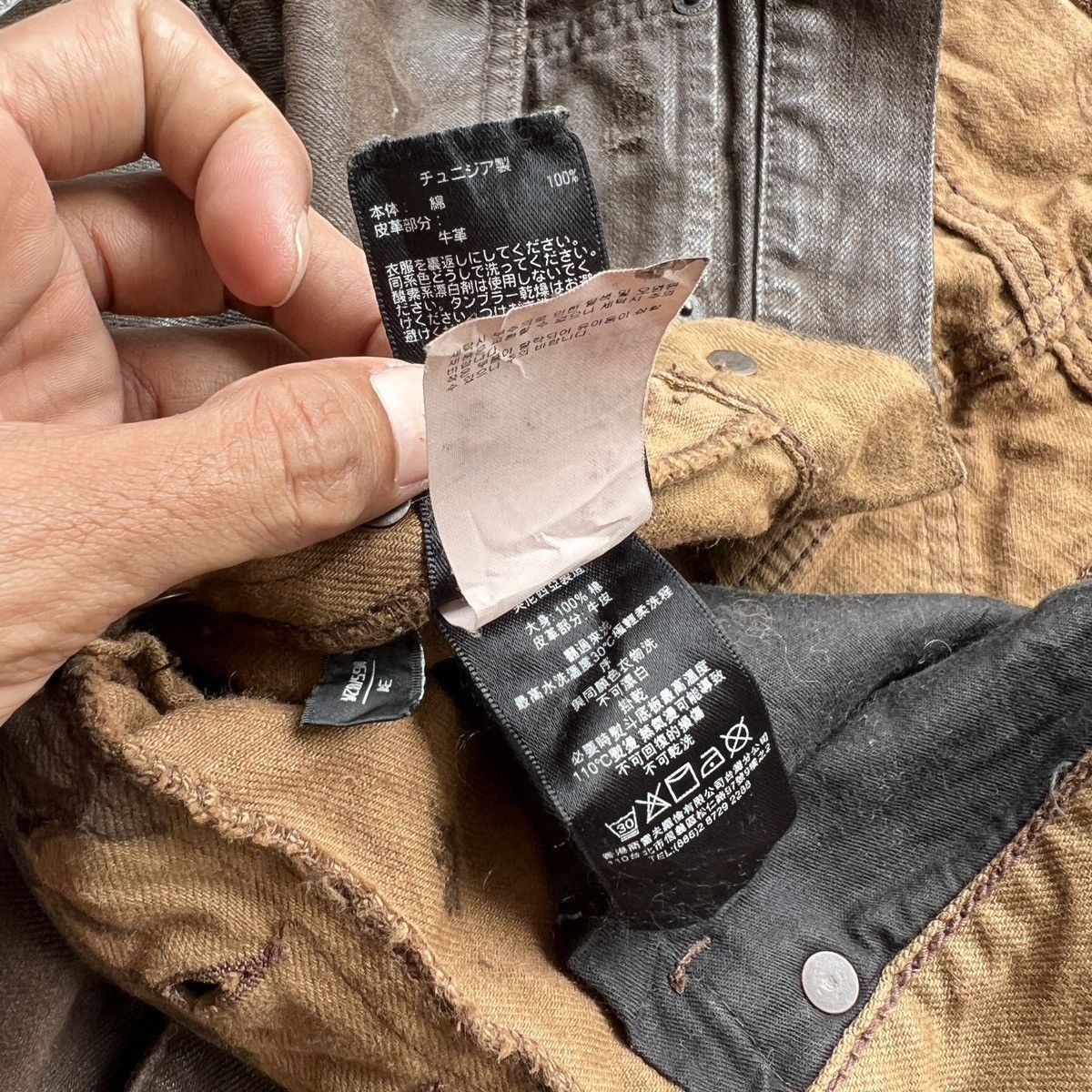 Ralph Lauren 🔥 Ralph Lauren Coated Cargo Pants Brown Tactical Utility Size US 31 - 21 Thumbnail