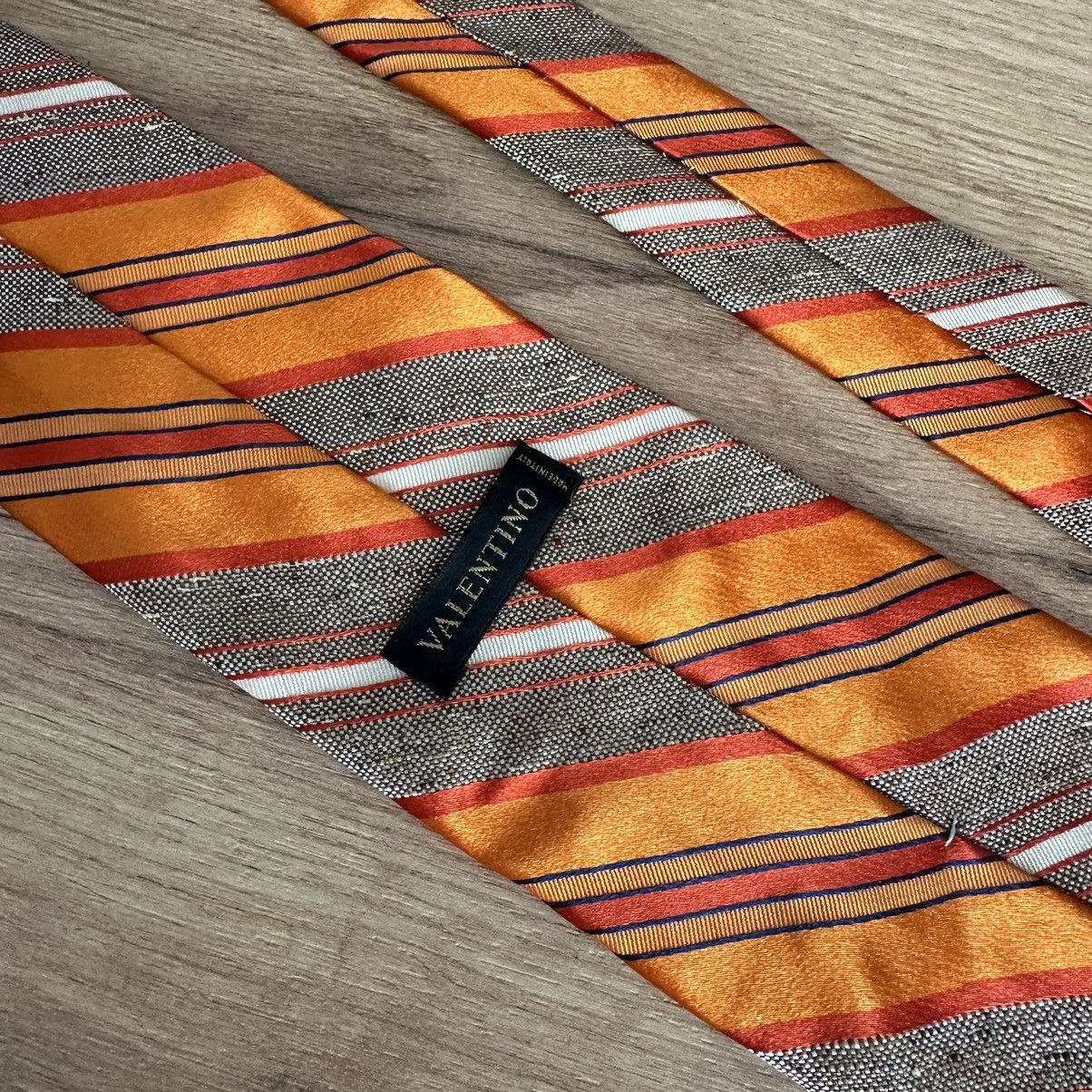 Valentino Luxury Valentino Tie Silk Old Money Italy Y2K 00s Size ONE SIZE - 4 Thumbnail