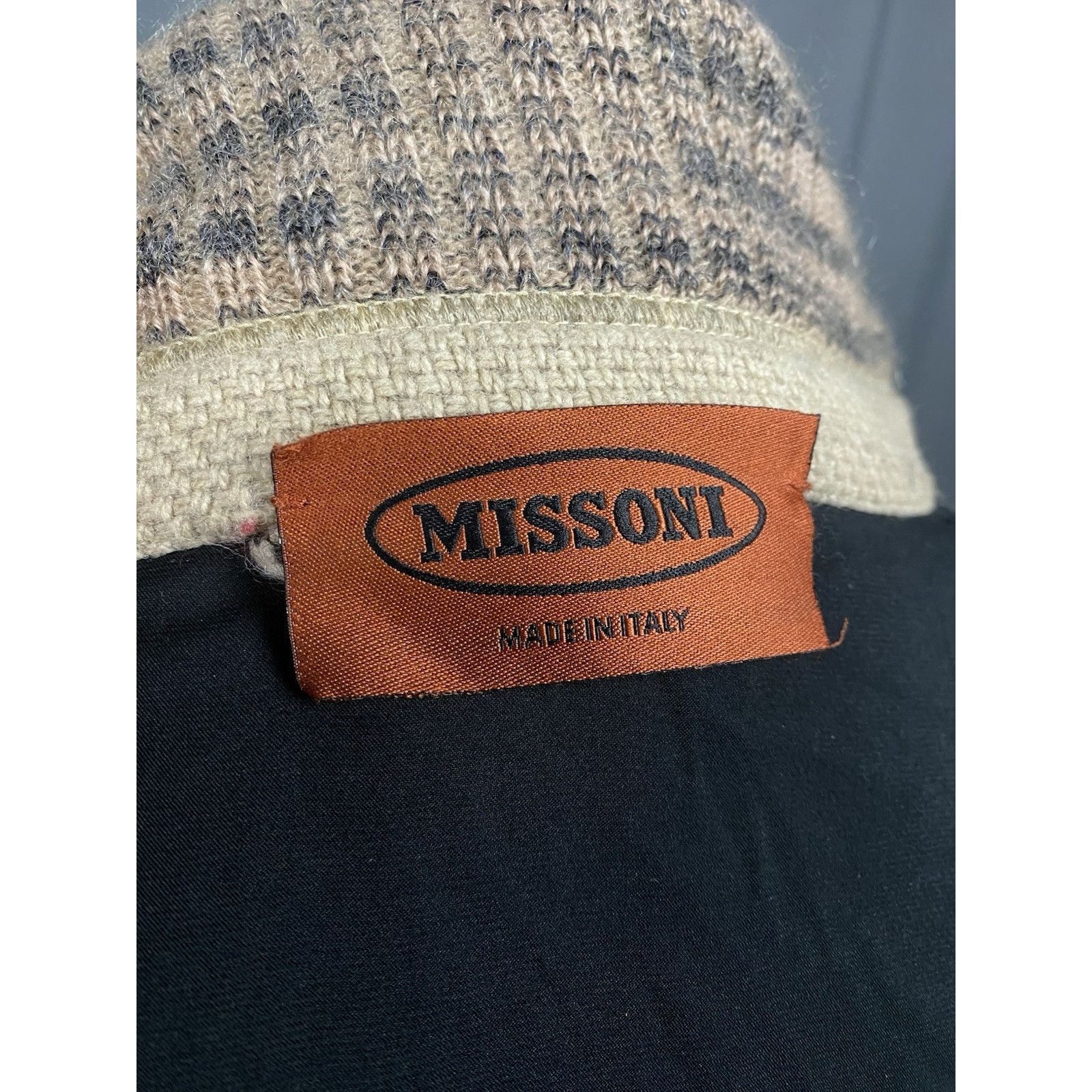Missoni MINT! Missoni Women's Beige Multicolored Wool Sleeveless Cap Size L / US 10 / IT 46 - 9 Thumbnail