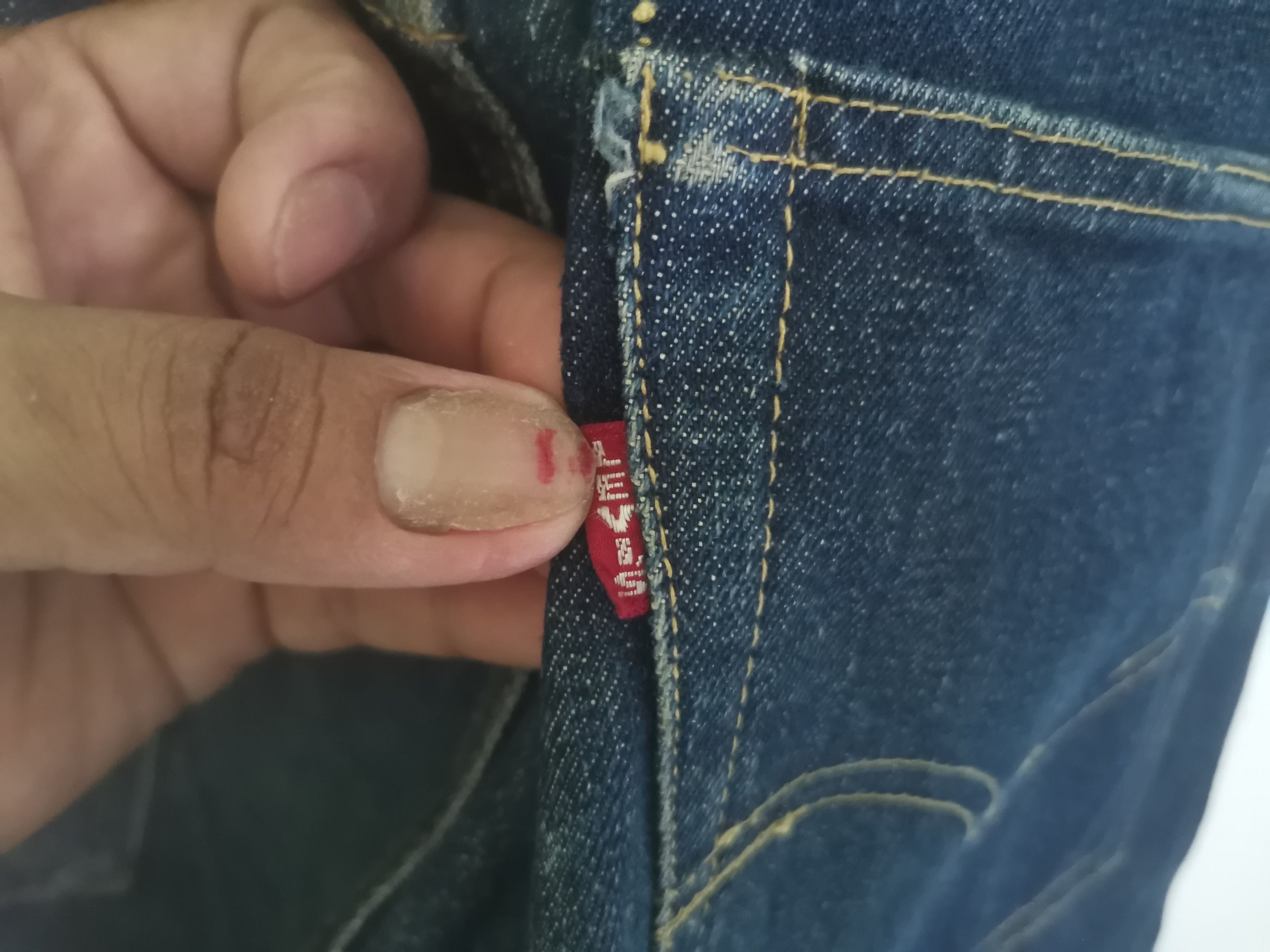 Levi's Vintage Clothing × Vintage Rare vintage 40s Levi's jerky patch denim Size US 30 / EU 46 - 8 Thumbnail