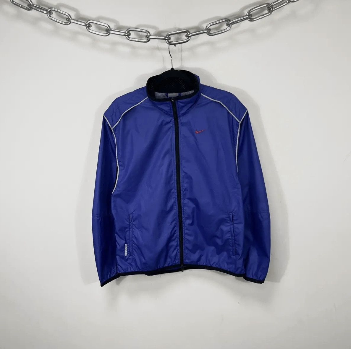 Nike × Vintage Vintage Nike Y2K Clima-Fit Retro Hype Track Top Jacket Size US M / EU 48-50 / 2 - 1 Thumbnail