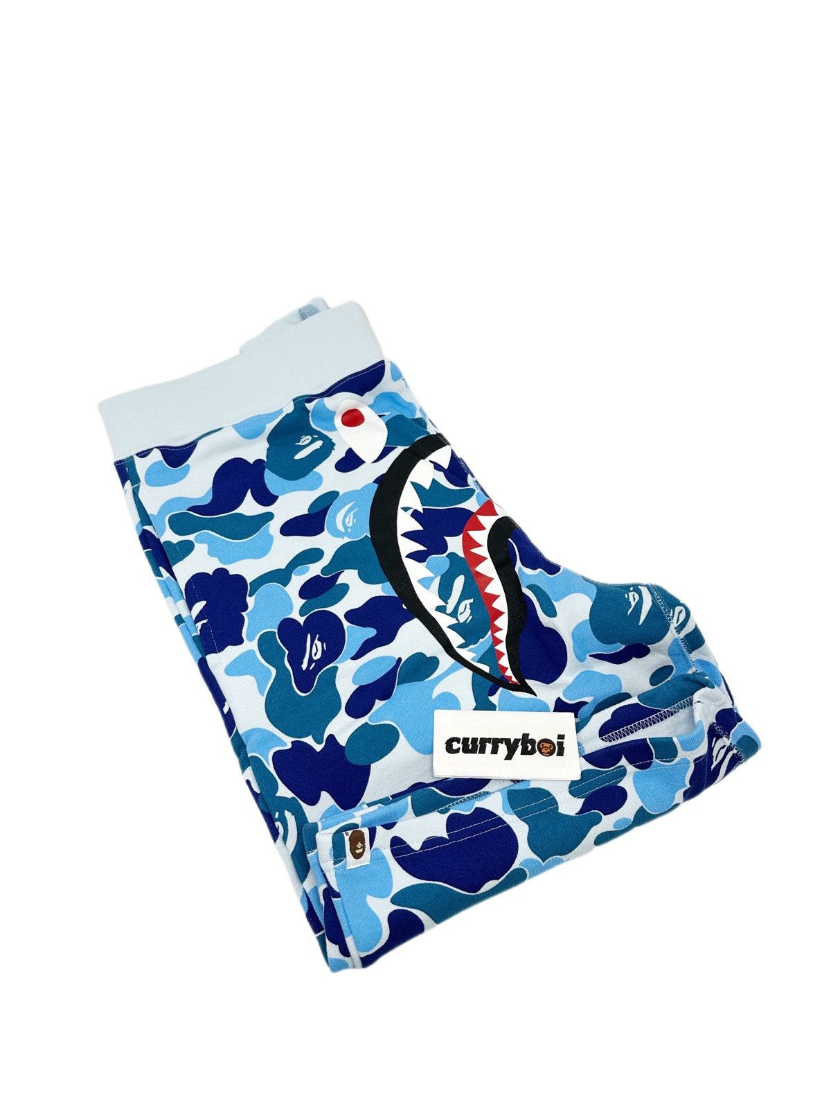 Bape BAPE Big ABC Camo Shark Sweat Shorts Size US 37 - 3 Thumbnail