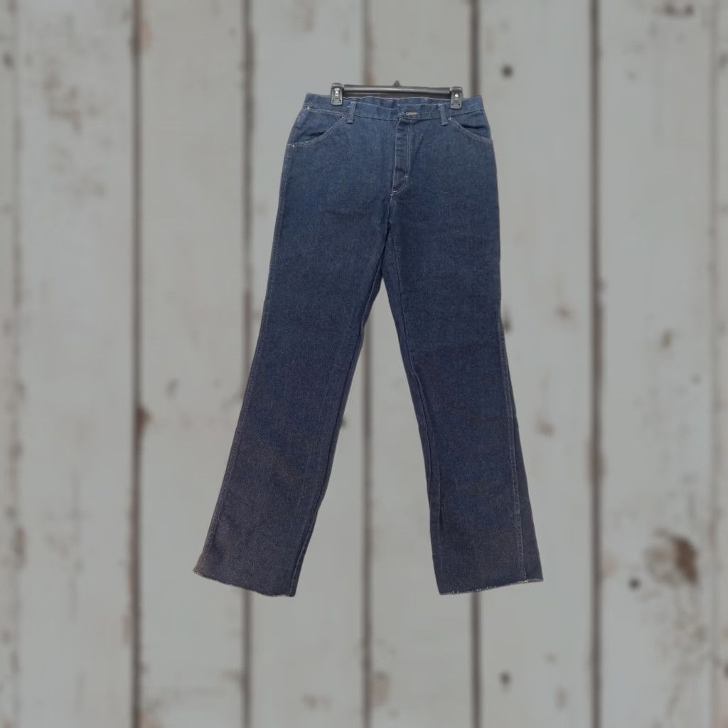 Vintage VINTAGE Bulwark Pants Men's Flame-Resistant FR Work Blue Jeans 32L Made In USA Read Size US 32 / EU 48 - 1 Thumbnail