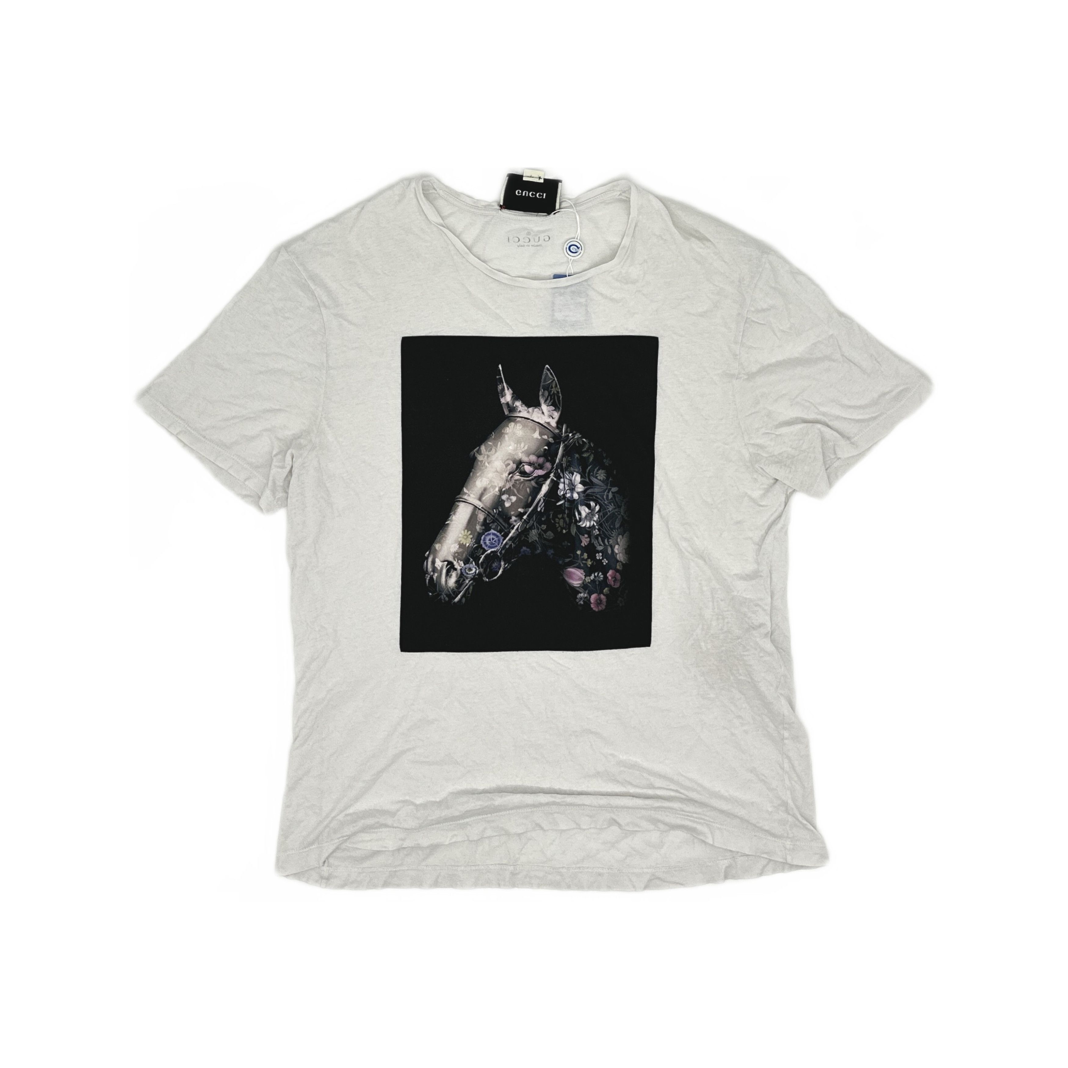 Gucci Gucci Floral Horse Print T-Shirt XXL Size US XXL / EU 58 / 5 - 1 Thumbnail