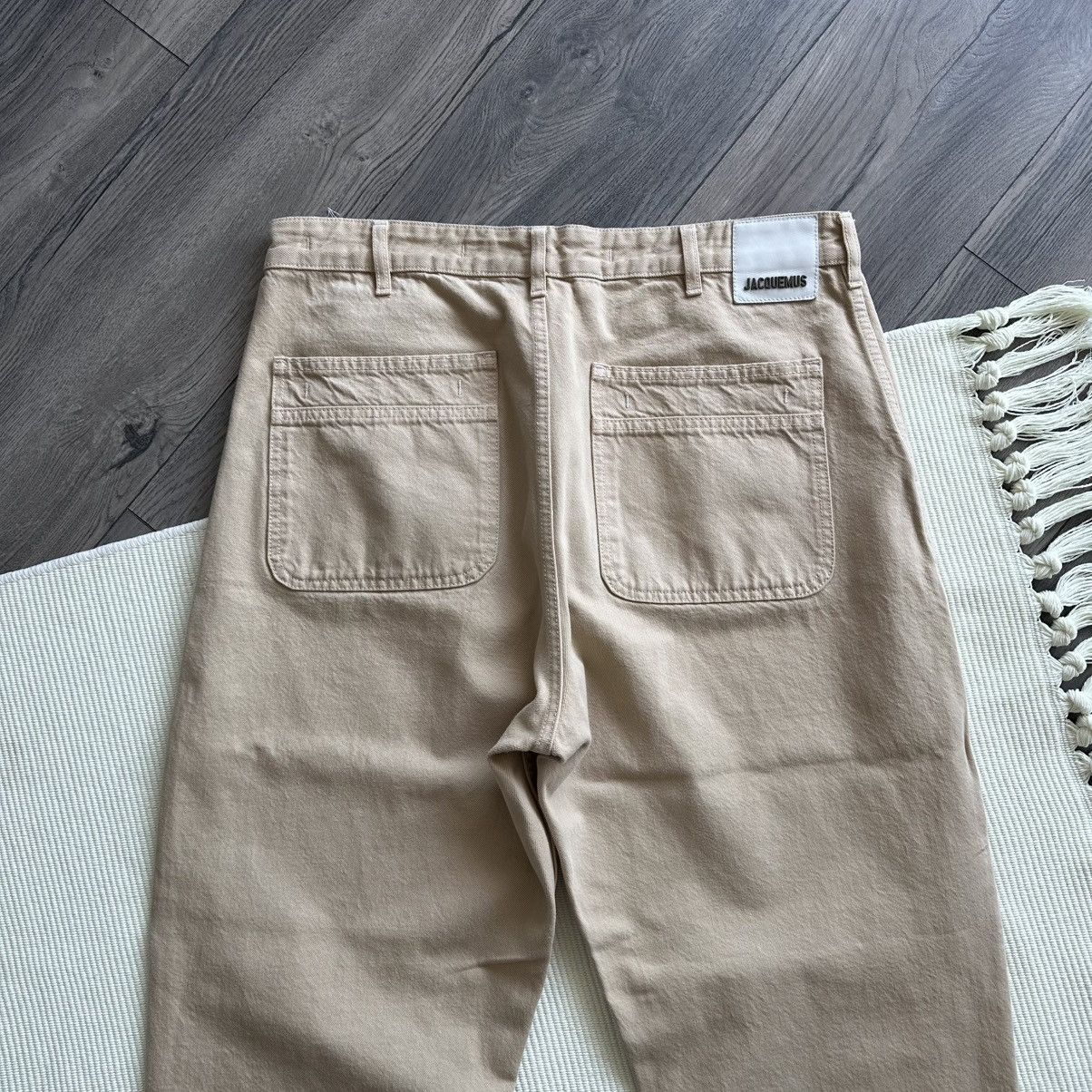 Jacquemus JACQUEMUS Beige Loose Fit Denim Pants Size US 34 / EU 50 - 8 Thumbnail