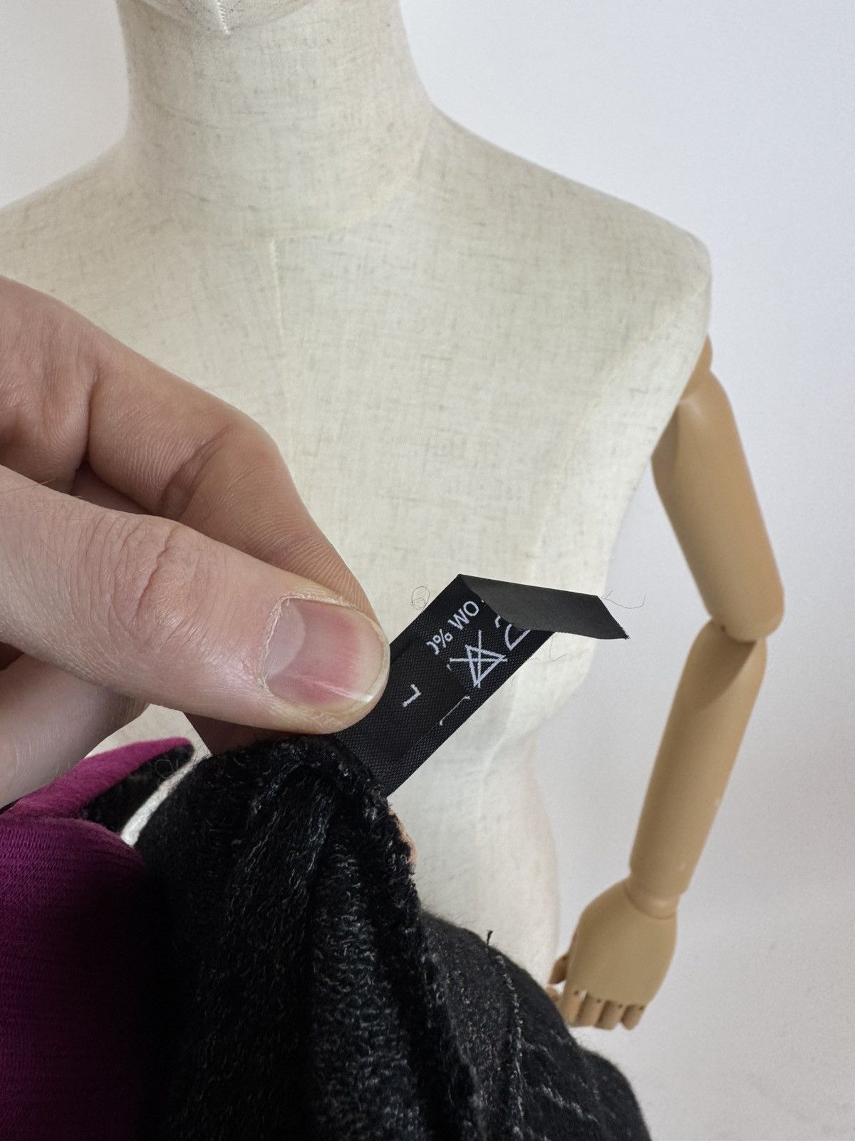 Annikki Karvinen × Designer × Handmade ANNIKKI KARVINEN Wool Zipper Cardigan Blazer Jacket Handmade Size L / US 10 / IT 46 - 8 Thumbnail