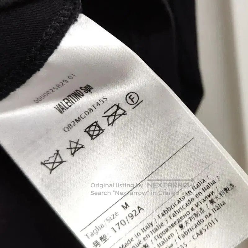 Valentino Valentino Black Cotton Print Short Sleeve T-shirt . Size M / US 6-8 / IT 42-44 - 4 Thumbnail