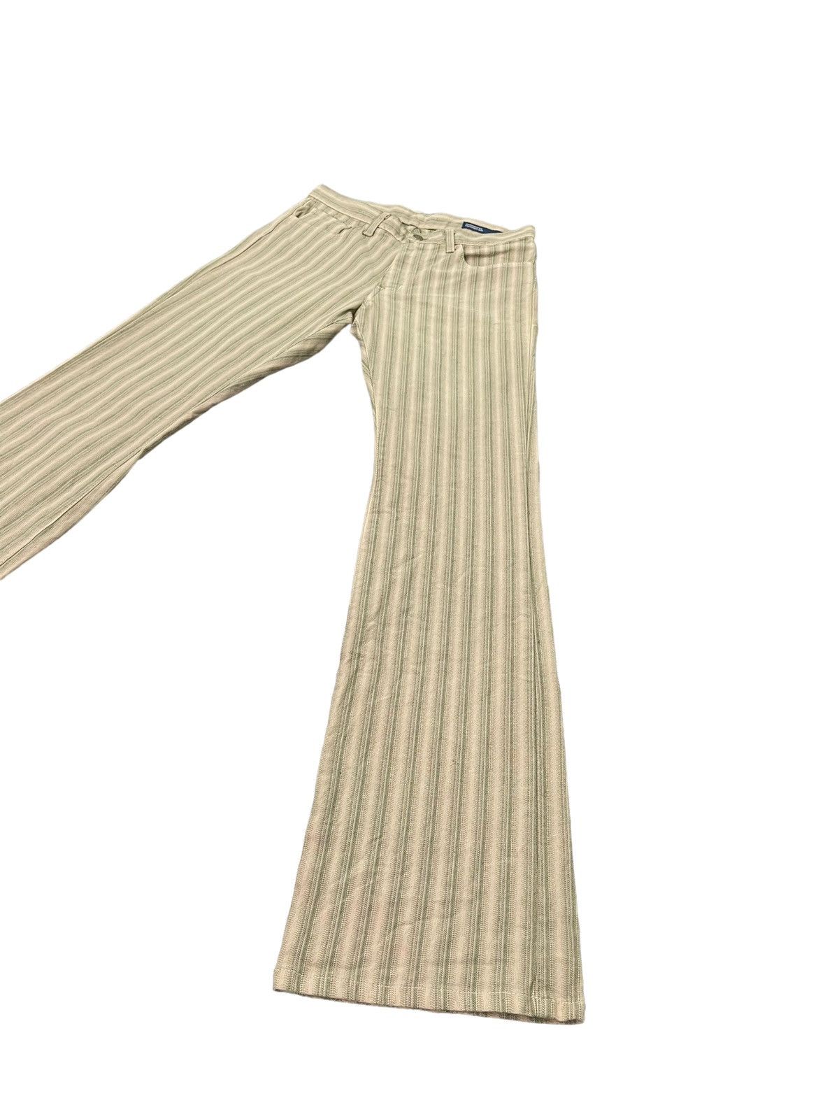 Japanese Brand Flare Jeans Blue Way Japan Striped Stretch Boot Cut 7🟦3 Size US 30 / EU 46 - 3 Thumbnail