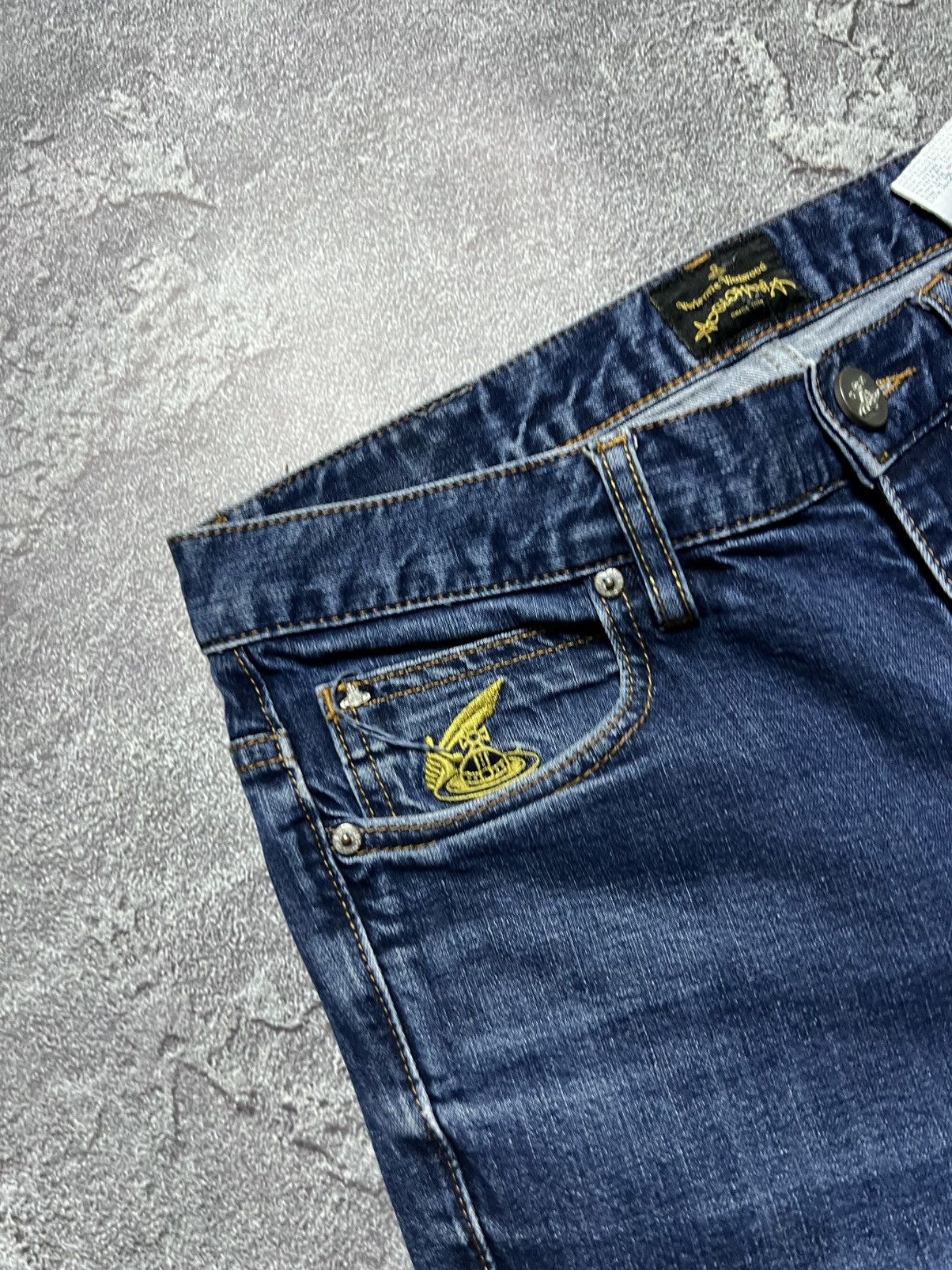 Vivienne Westwood Vivienne Westwood Jeans Big Logo Anglomania Orb Saturn 30 Size US 30 / EU 46 - 9 Thumbnail