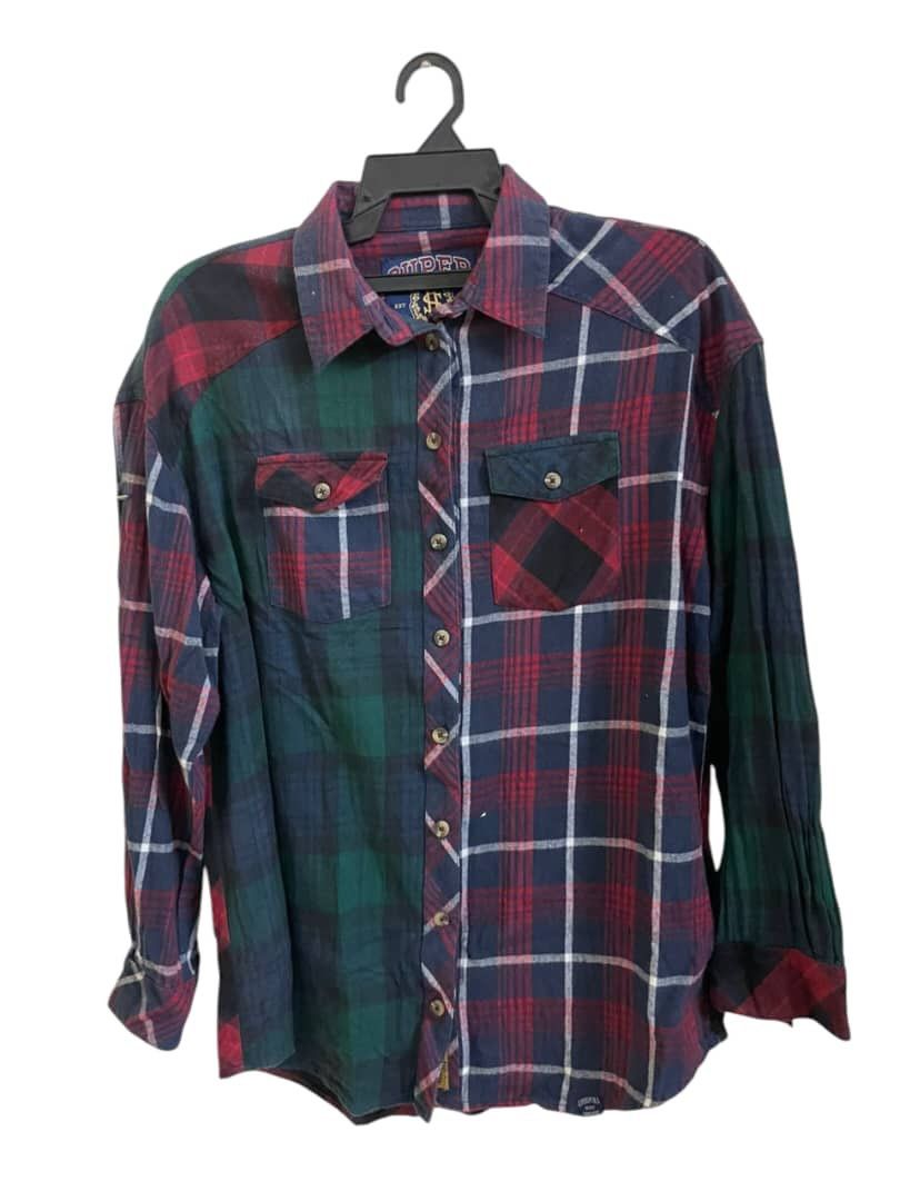 Flannel SUPREDRY MULTICOLOUR FLANNEL TWINPOCKET LS SHIRT Size US XL / EU 56 / 4 - 1 Thumbnail