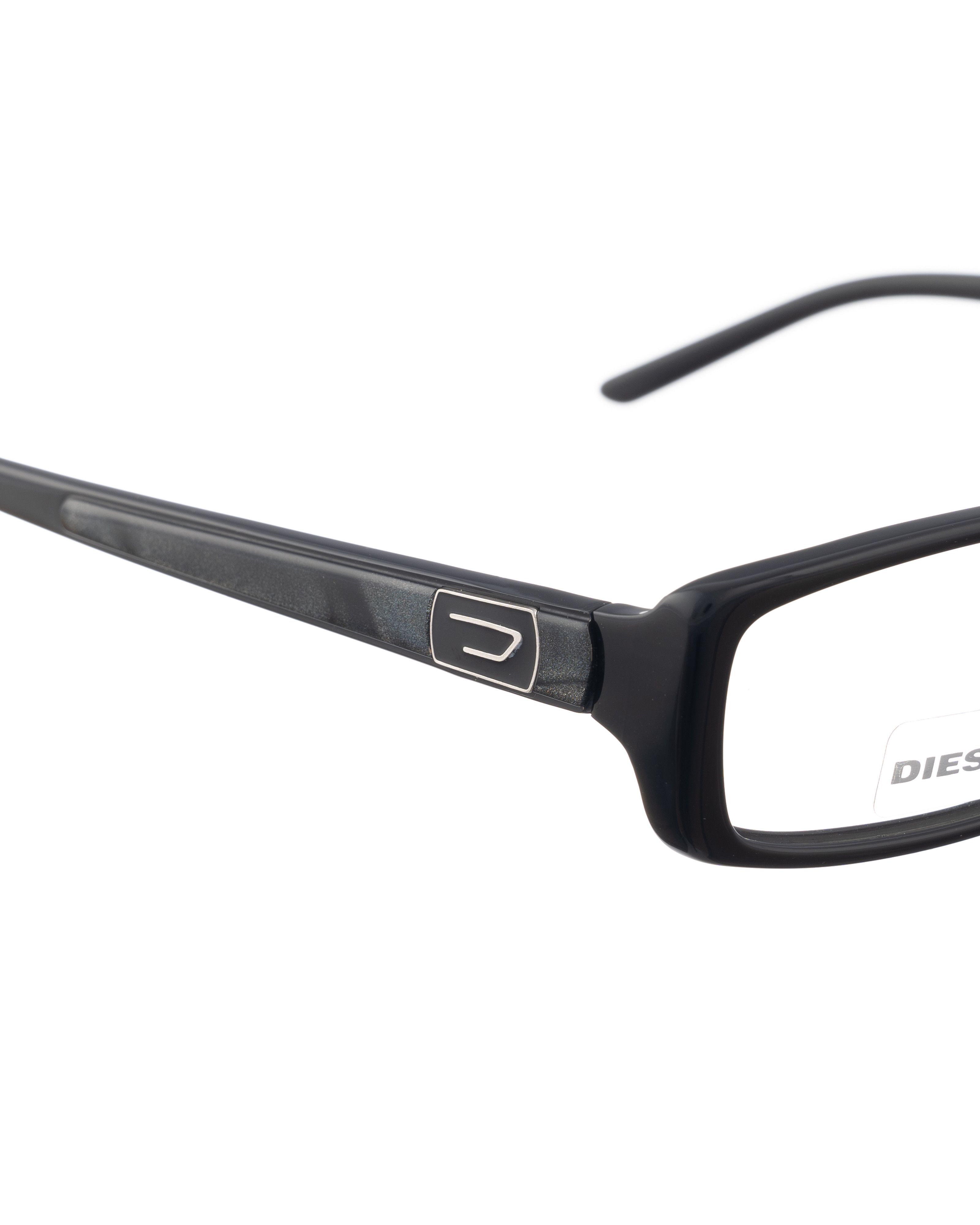 Diesel Diesel 00s Classic Black Plastic Glasses with Dark Details Size ONE SIZE - 3 Thumbnail