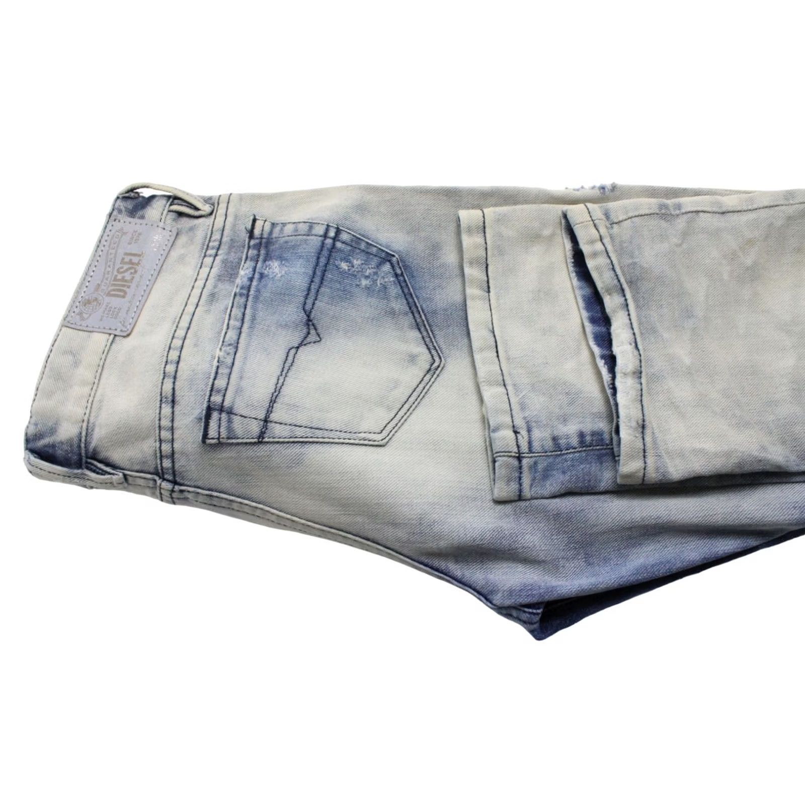 Diesel DIESEL MyBoy Regular Slim-Straight Low Waist 0827B Jeans Women's W24 Ripped Size 42" / US 20 - 5 Thumbnail