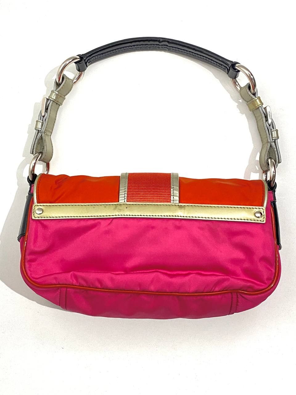 Prada Prada Rosa Pocket Space Logo Shoulder Hand Bag Vintage Y2K Size ONE SIZE - 6 Thumbnail