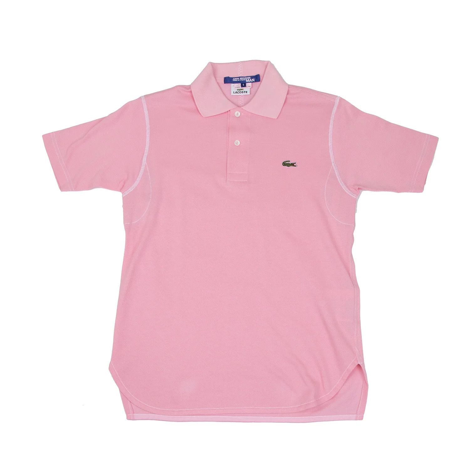 Junya Watanabe Pink Polo Shirt in Size S, Slight Sheerness Size US S / EU 44-46 / 1 - 1 Thumbnail