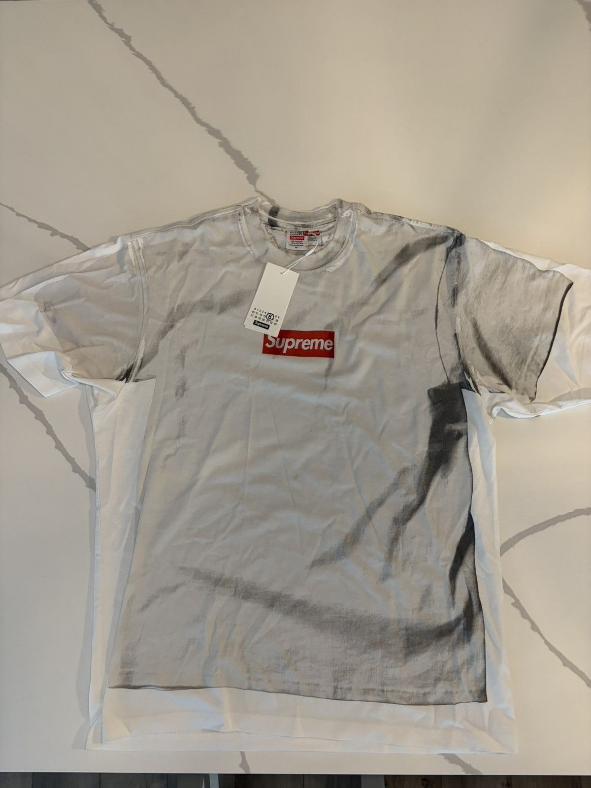 Maison Margiela × Supreme Size Small Supreme MM6 Box Logo Tee