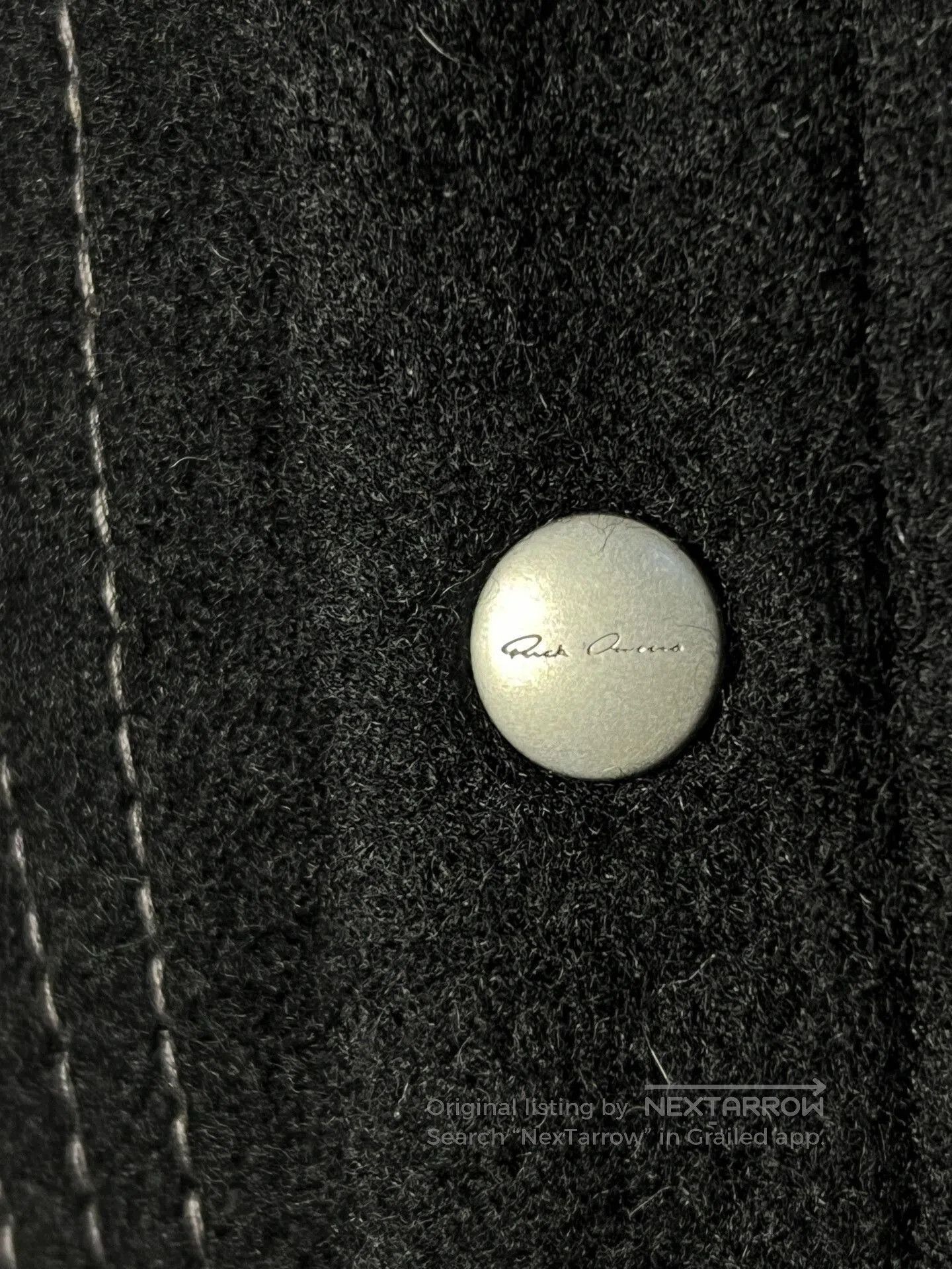 Rick Owens Rick Owens 23FW Ray Embroidery Wool Shirt Jacket. Size US S / EU 44-46 / 1 - 6 Thumbnail