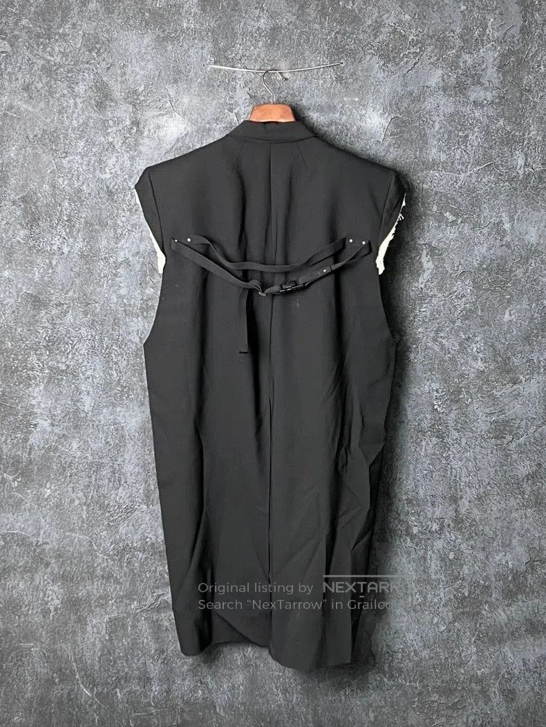 Rick Owens Rick Owens Black Asymmetrical Vest Jacket. Size US M / EU 48-50 / 2 - 2 Thumbnail