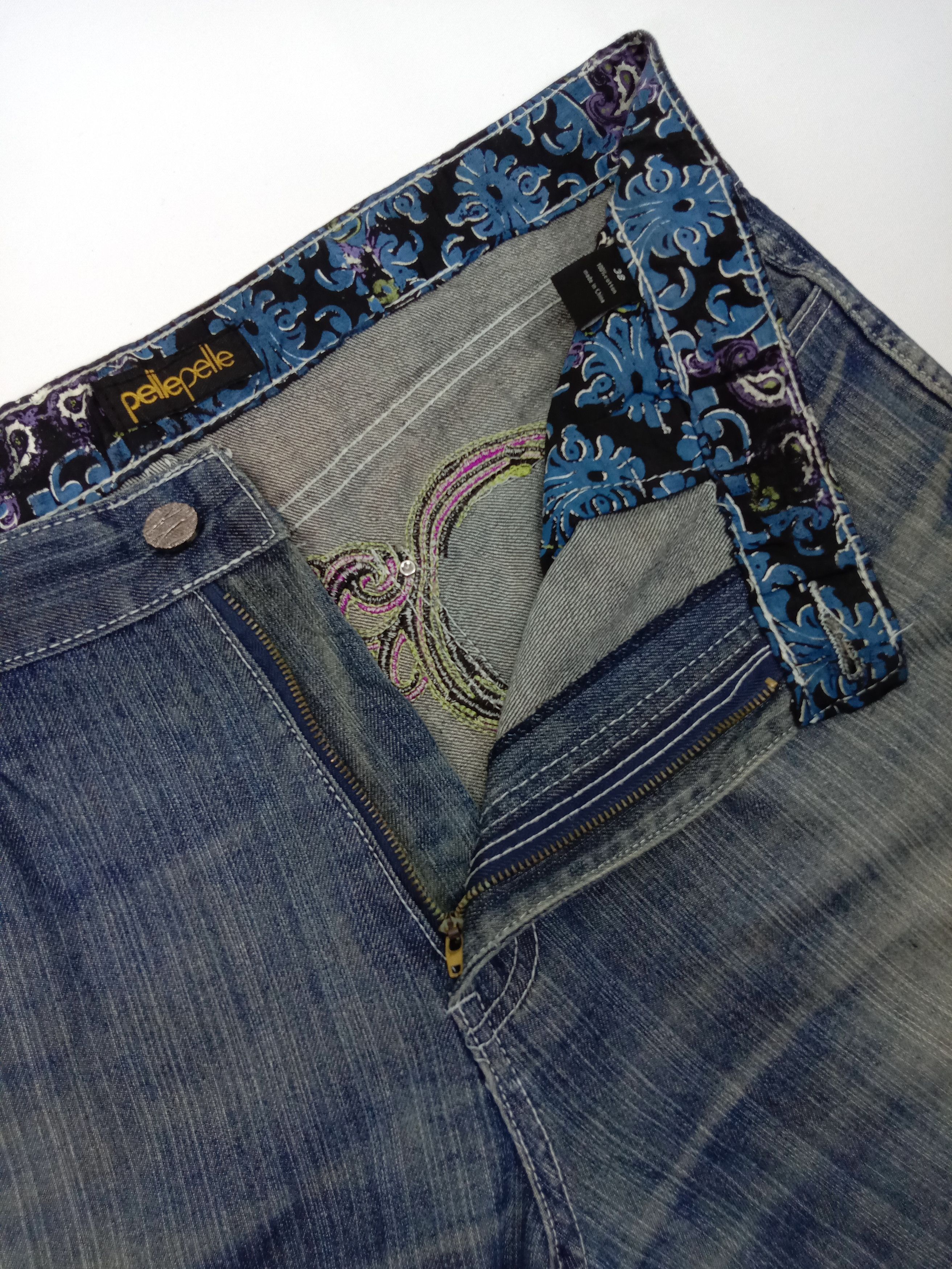 Pelle Pelle Vintage Pelle Pelle Embroidery Jeans Size US 38 / EU 54 - 9 Thumbnail