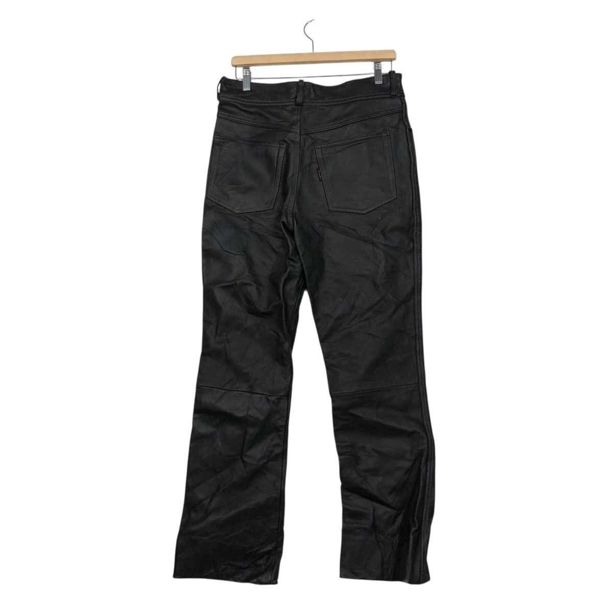 Vintage Rookie Leathers Black Protective Motorcycle Trousers Size US 30 / EU 46 - 9 Thumbnail