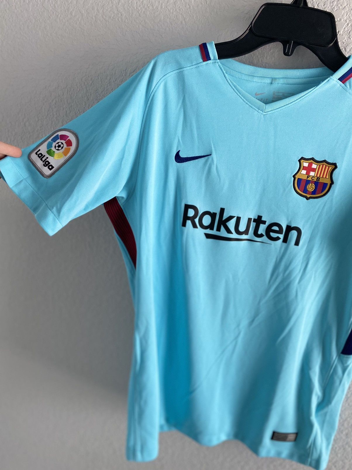 Designer × Nike FC Barcelona Neymar 2017 Away Jersey Size US XS / EU 42 / 0 - 2 Thumbnail