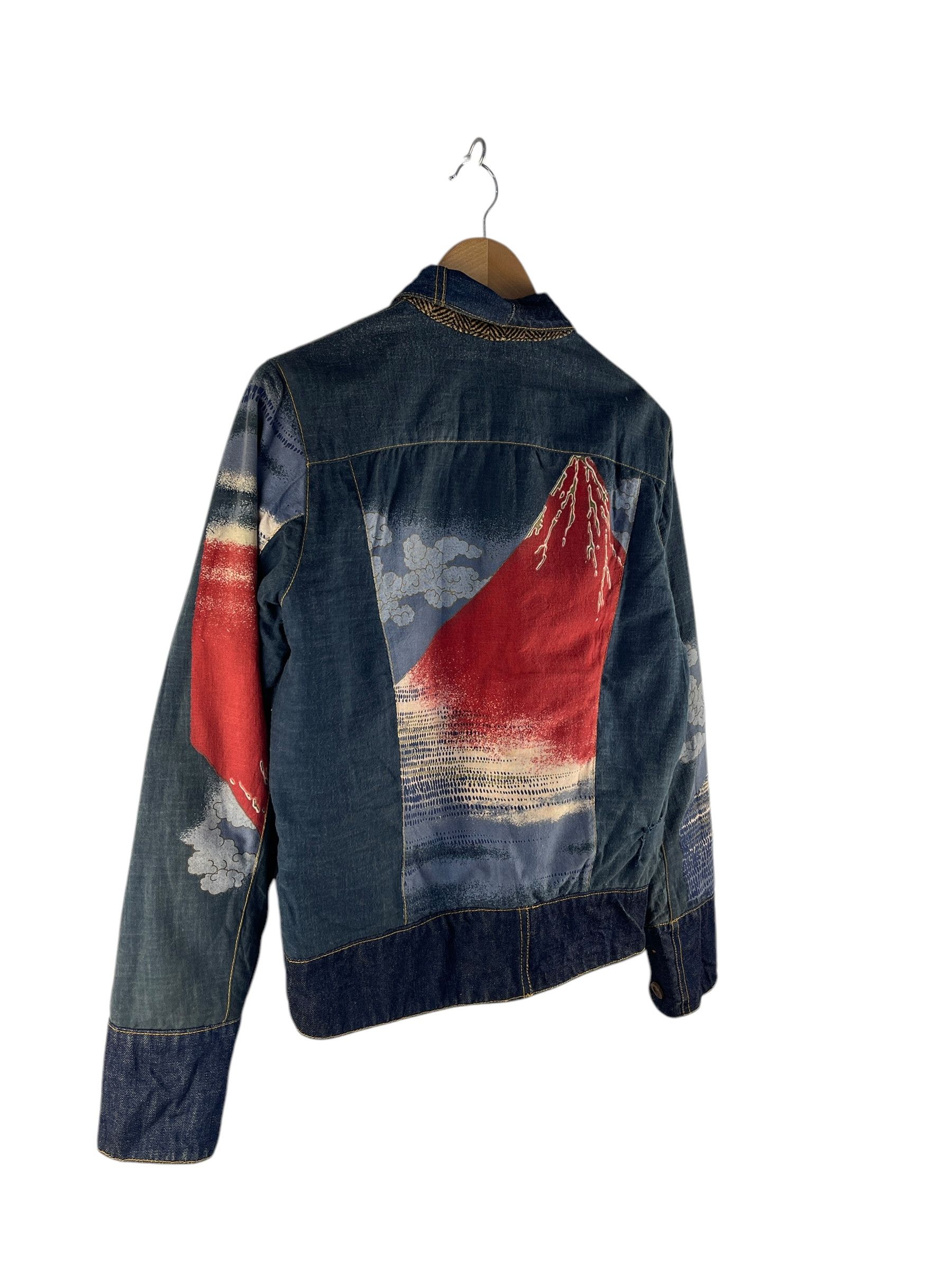 Japanese Brand Japanese Denim Patchwork Reversible Denim Jacket Size US S / EU 44-46 / 1 - 11 Thumbnail