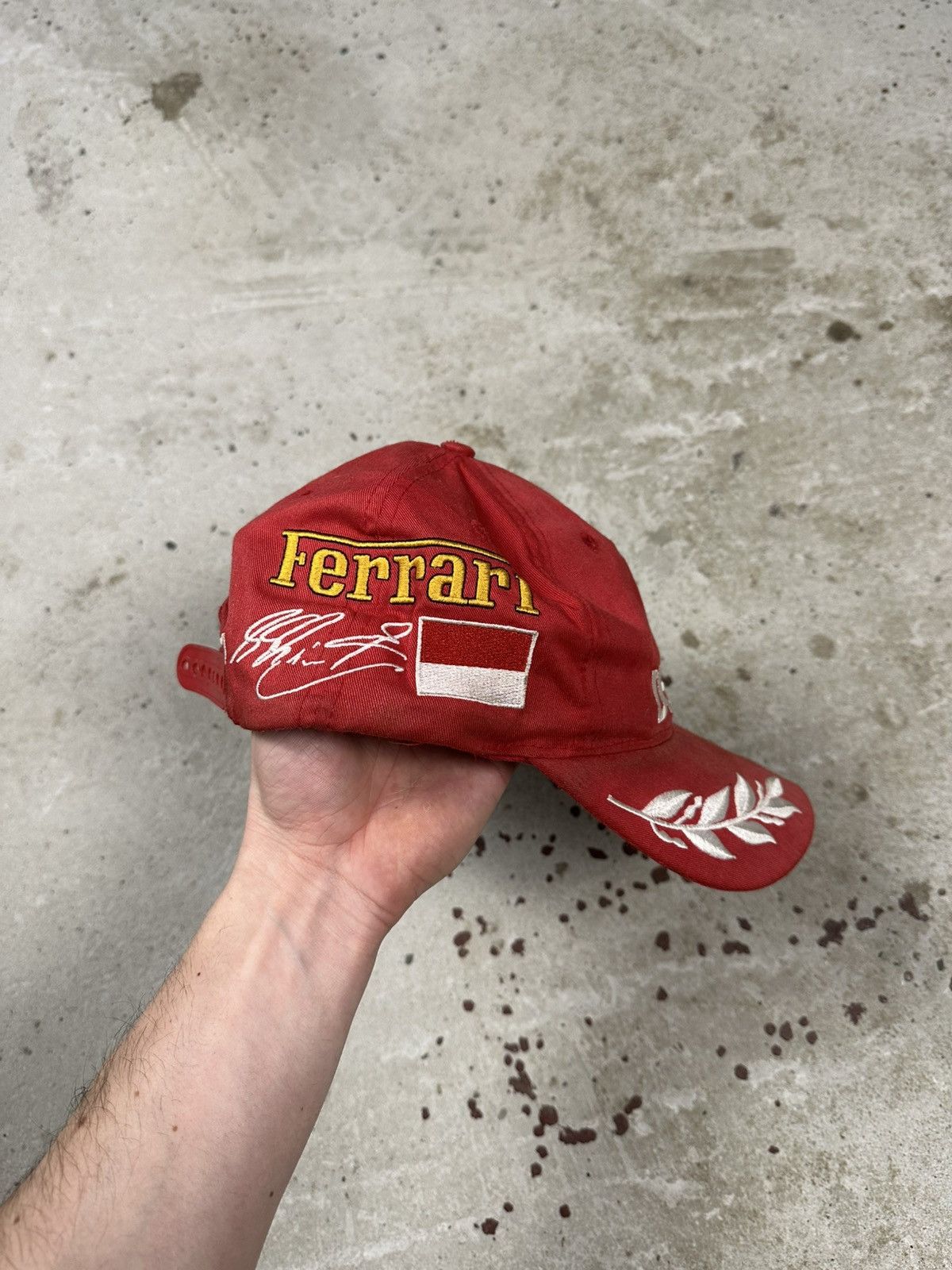 Ferrari × Vintage Vintage 90s Ferrari Dekra Schumacher Racing Hat Size ONE SIZE - 3 Thumbnail