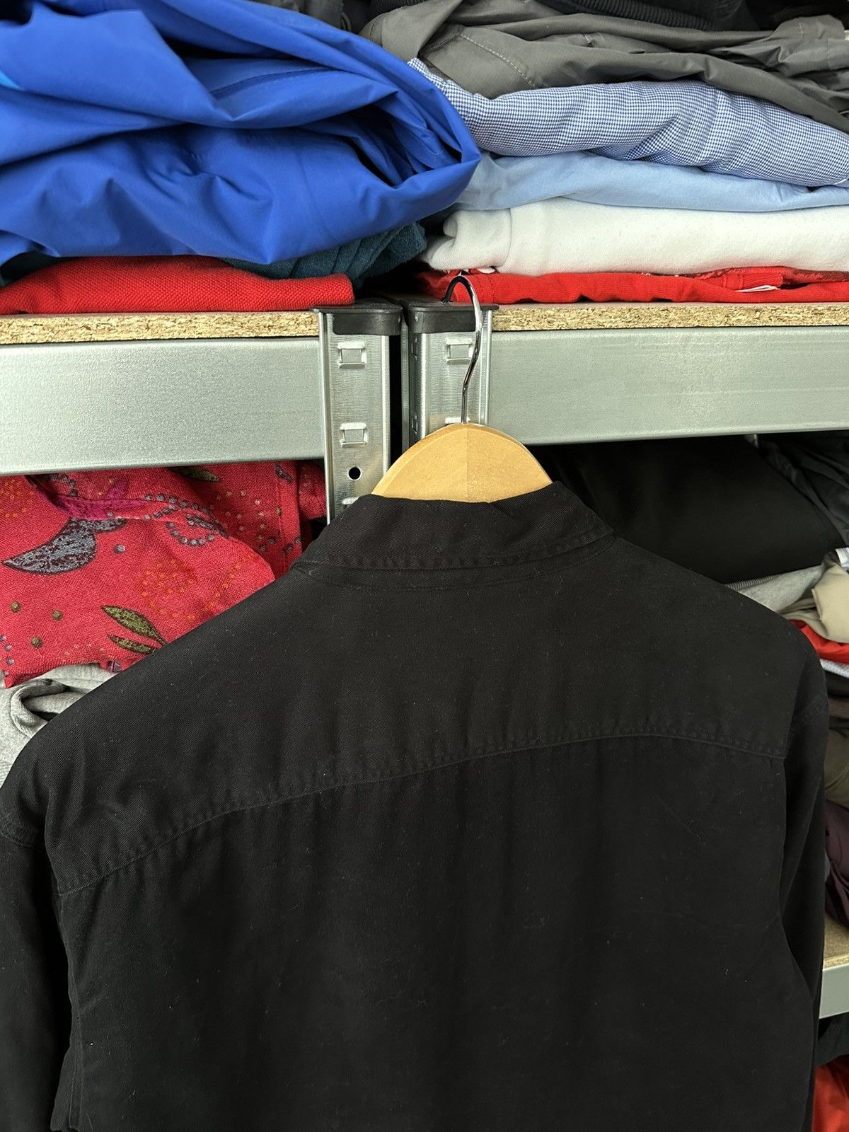 Allsaints Vintage Allsaints Black Button Zip Jacket Rare Sherpa Mens Size US M / EU 48-50 / 2 - 19 Thumbnail