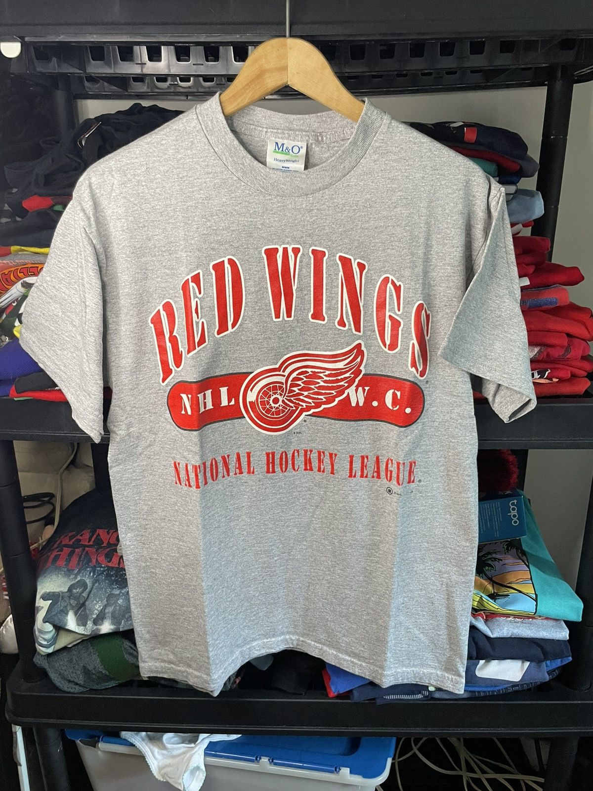 NHL × Vintage Vintage Detroit redwings NHL hockey T-shirt Size US M / EU 48-50 / 2 - 1 Thumbnail