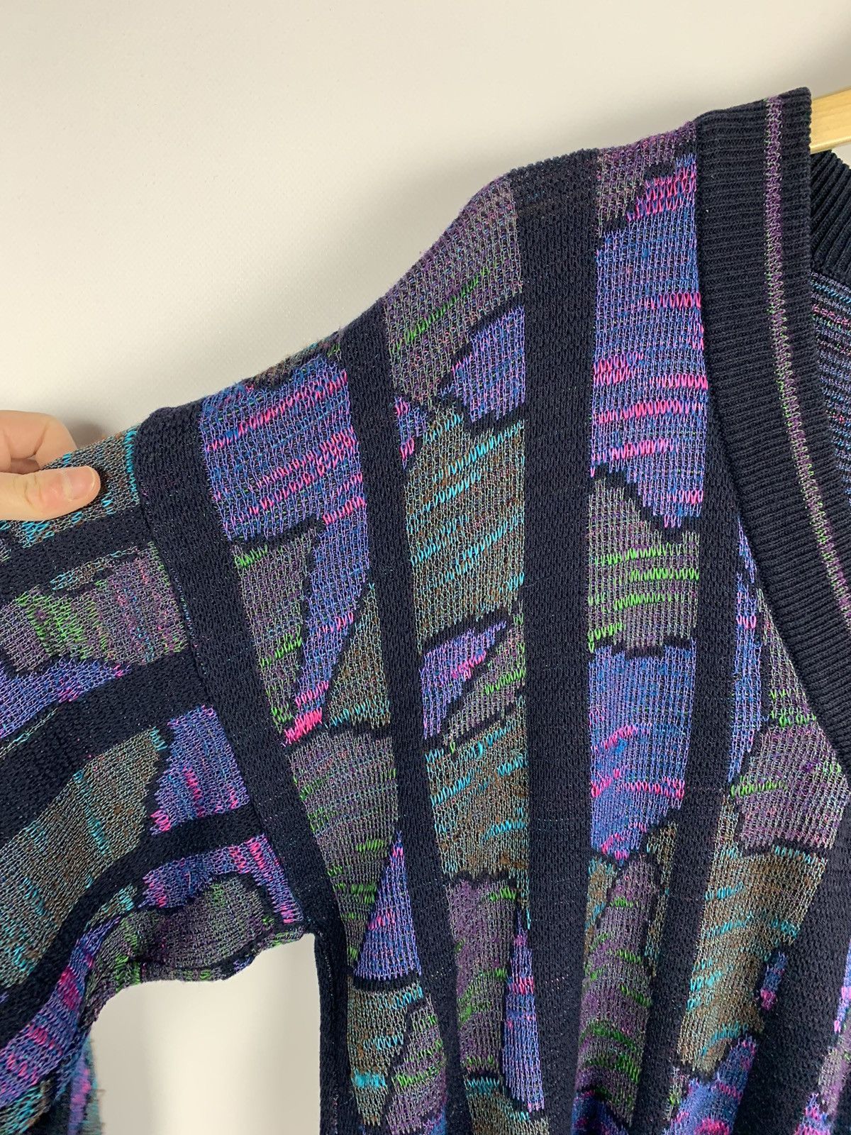 Adidas Adidas Vintage Knitted Sweater V-Neck 90’s Coogi Style Size US S / EU 44-46 / 1 - 10 Thumbnail