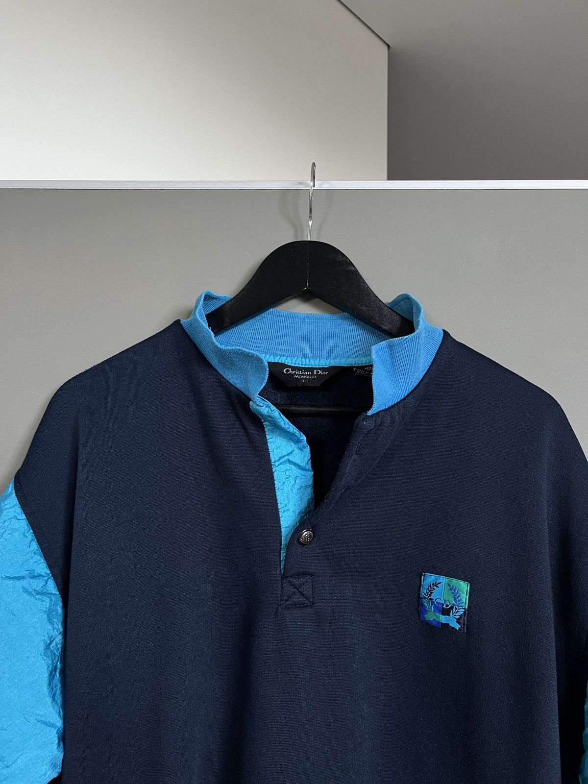 Christian Dior Monsieur 80’s Christian Dior Sport Pullover Nylon Sleeves Size US L / EU 52-54 / 3 - 2 Thumbnail