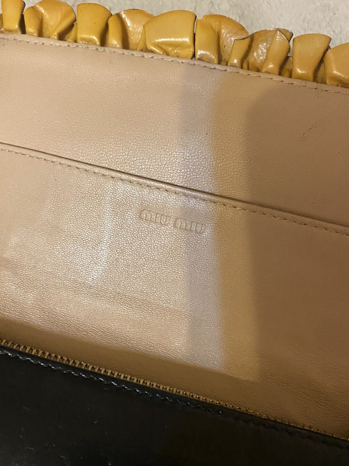 Miu Miu Miu Miu Leather Ruffle Wallet Size ONE SIZE - 5 Thumbnail