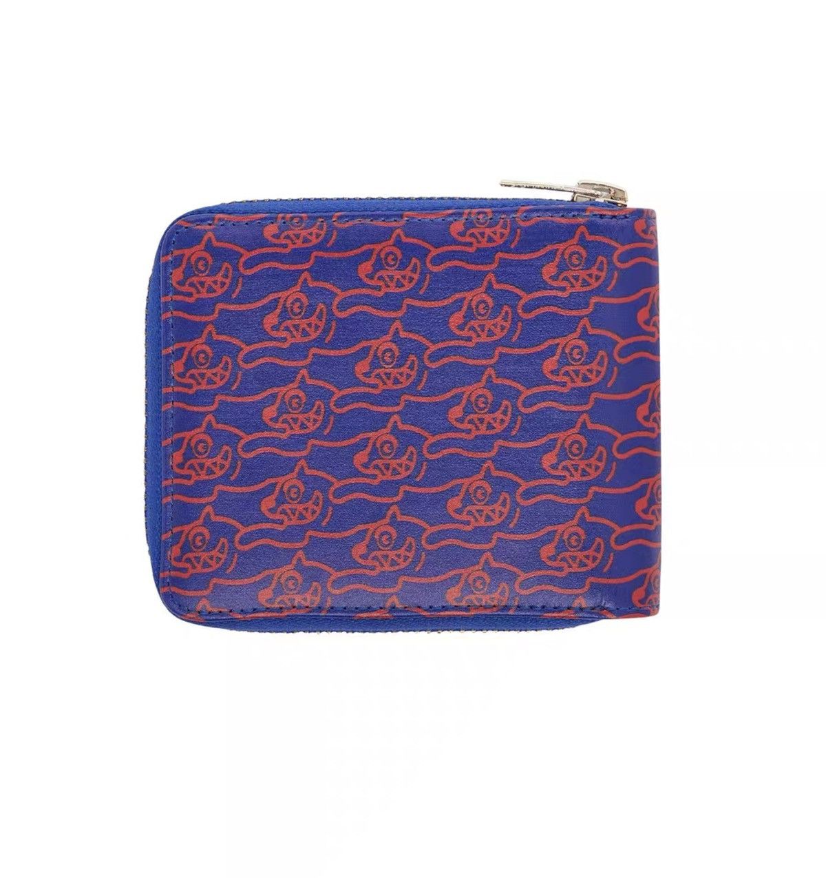 Billionaire Boys Club BBC ICECREAM Flying Dog Print Leather Zip Wallet Size ONE SIZE - 4 Thumbnail