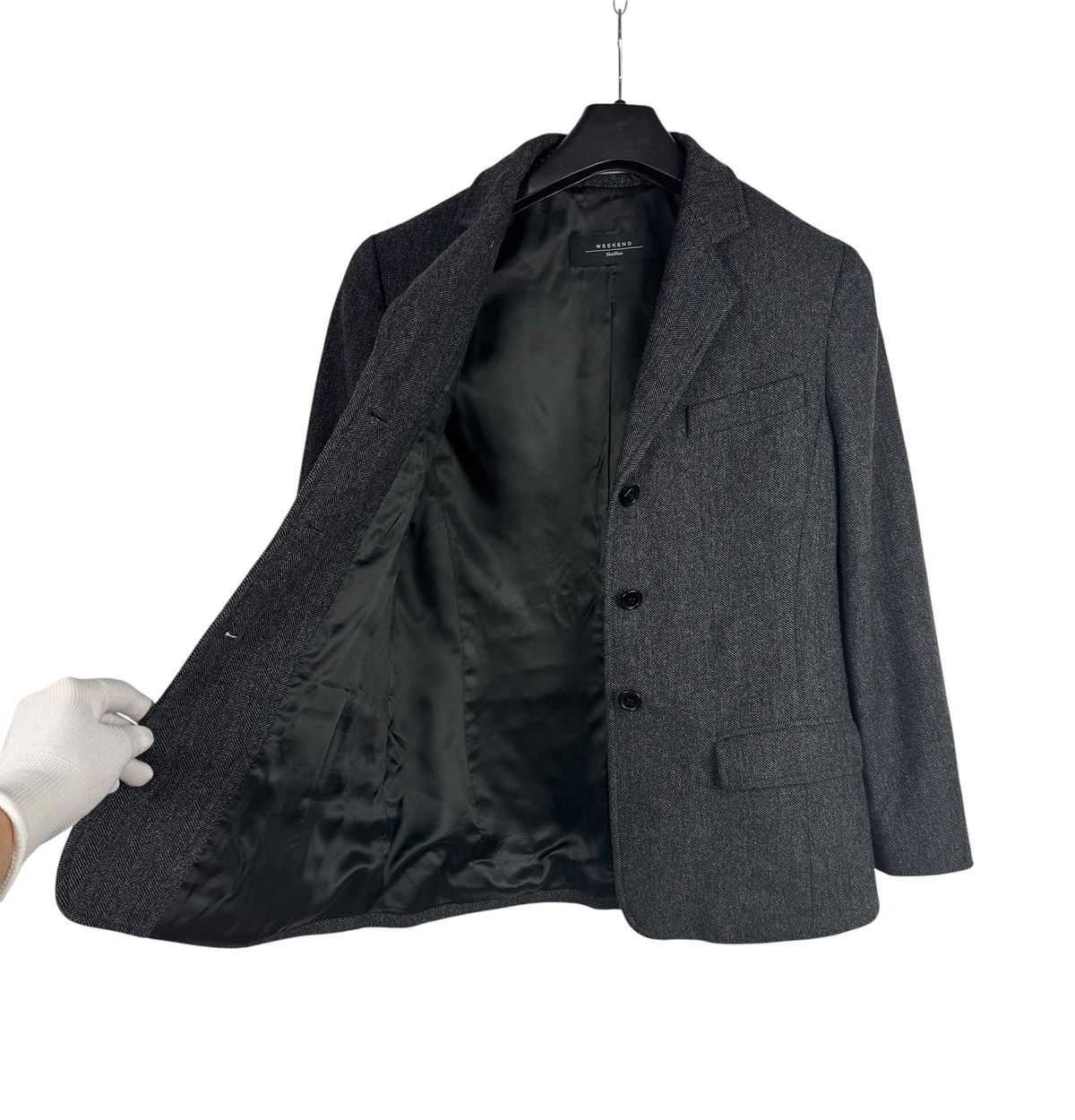 Weekend Max Mara Weekend Max Mara Twill Blazer Wool Nylon size UK8 IT40 Size S / US 4 / IT 40 - 8 Thumbnail