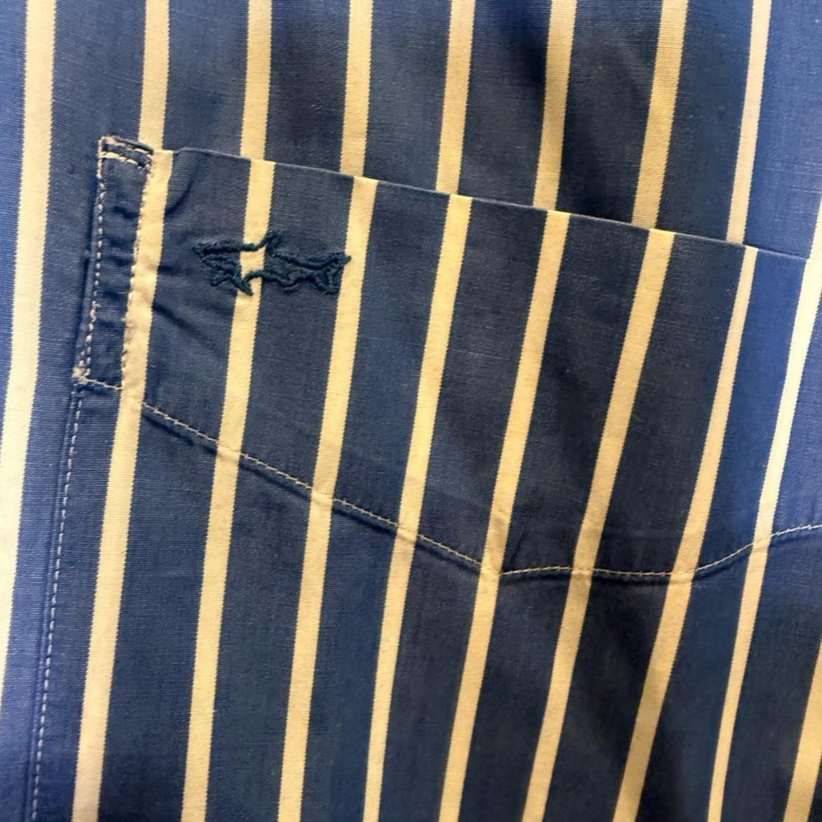 Paul & Shark Paul & Shark Men’s Navy and White Striped Shirt sz 42 Size US L / EU 52-54 / 3 - 8 Thumbnail