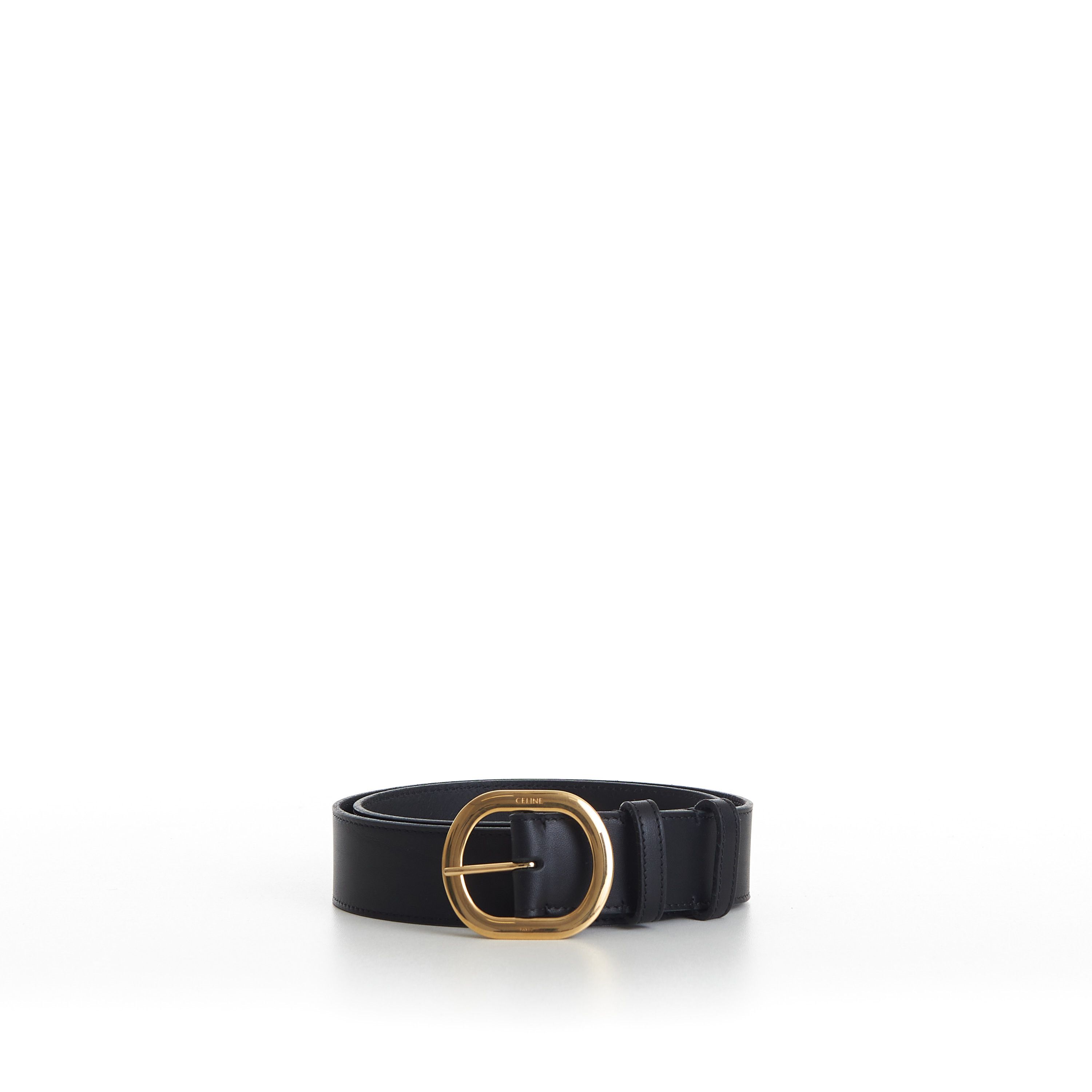 Celine Black Leather Large Lulu Belt - Vintage Calfskin Size75 Size ONE SIZE - 1 Thumbnail
