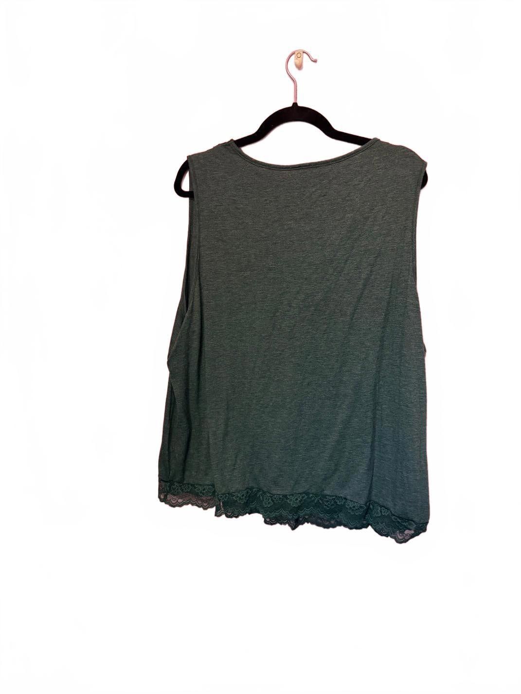 Designer Lace Trim Modal Tank Top - Comfortable & Stylish Size 4XL / US 24-26 - 3 Thumbnail