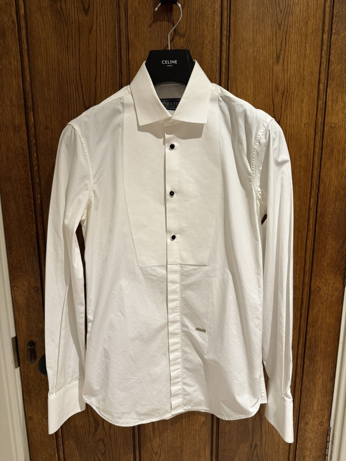 Dsquared2 SS12 Dsquared white dress tuxedo black button shirt dinner Size US M / EU 48-50 / 2 - 1 Thumbnail