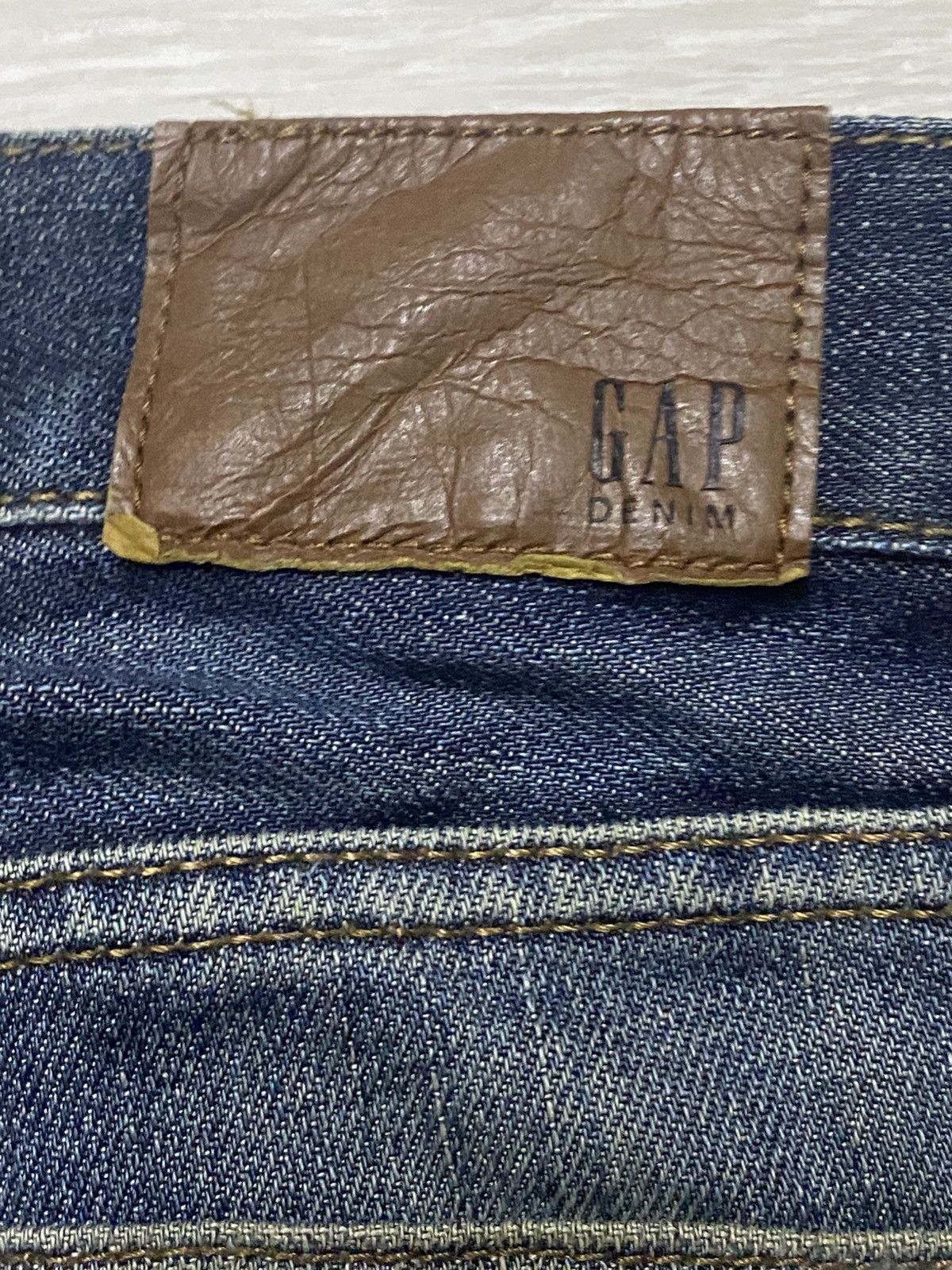 Gap × Yeezy Vintage Gap Denim Distressed Slim Jeans Size US 35 - 10 Thumbnail