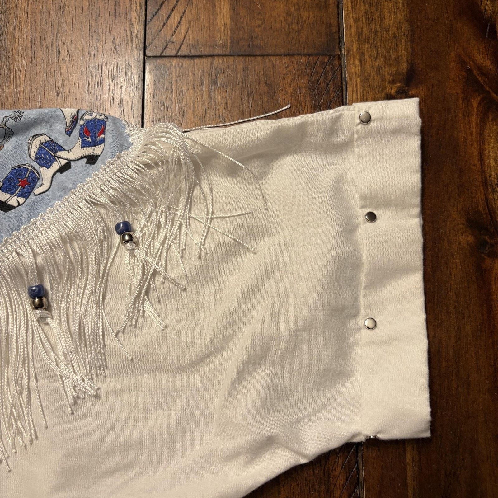 Vintage Vtg Hazelwood Southwestern Fashions Shirt Womens M Fringe Size M / US 6-8 / IT 42-44 - 4 Thumbnail