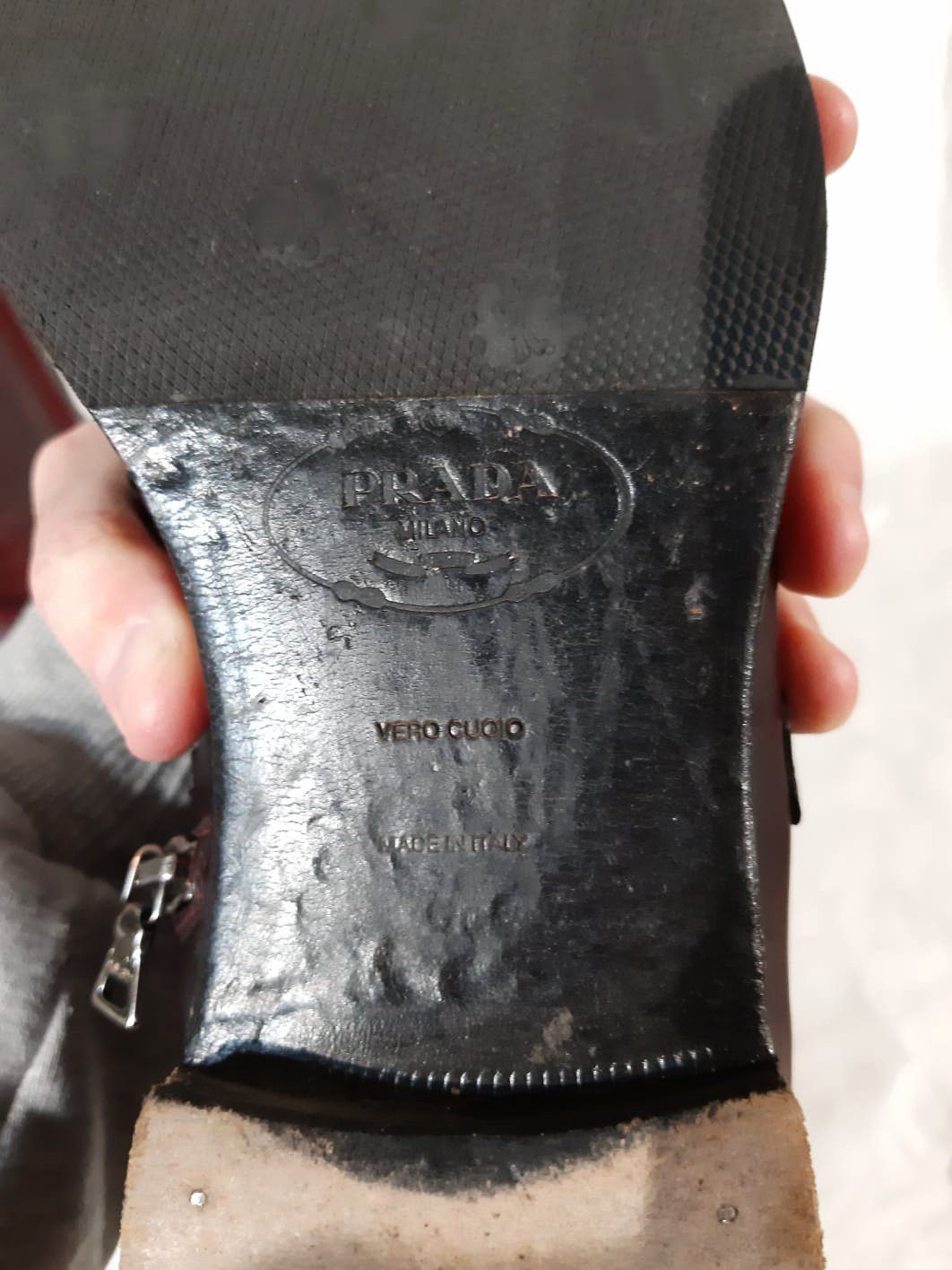Prada Trompe-l'oeil Crocodile High Boots FW 2008 Runway Size US 8 / EU 41 - 9 Thumbnail