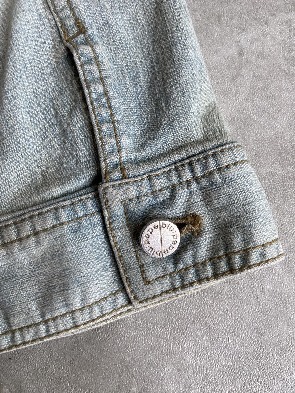 Designer × If Six Was Nine × Le Grande Bleu (L.G.B.) Blue Pepe Raw Denim Jacket Size S / US 4 / IT 40 - 9 Thumbnail