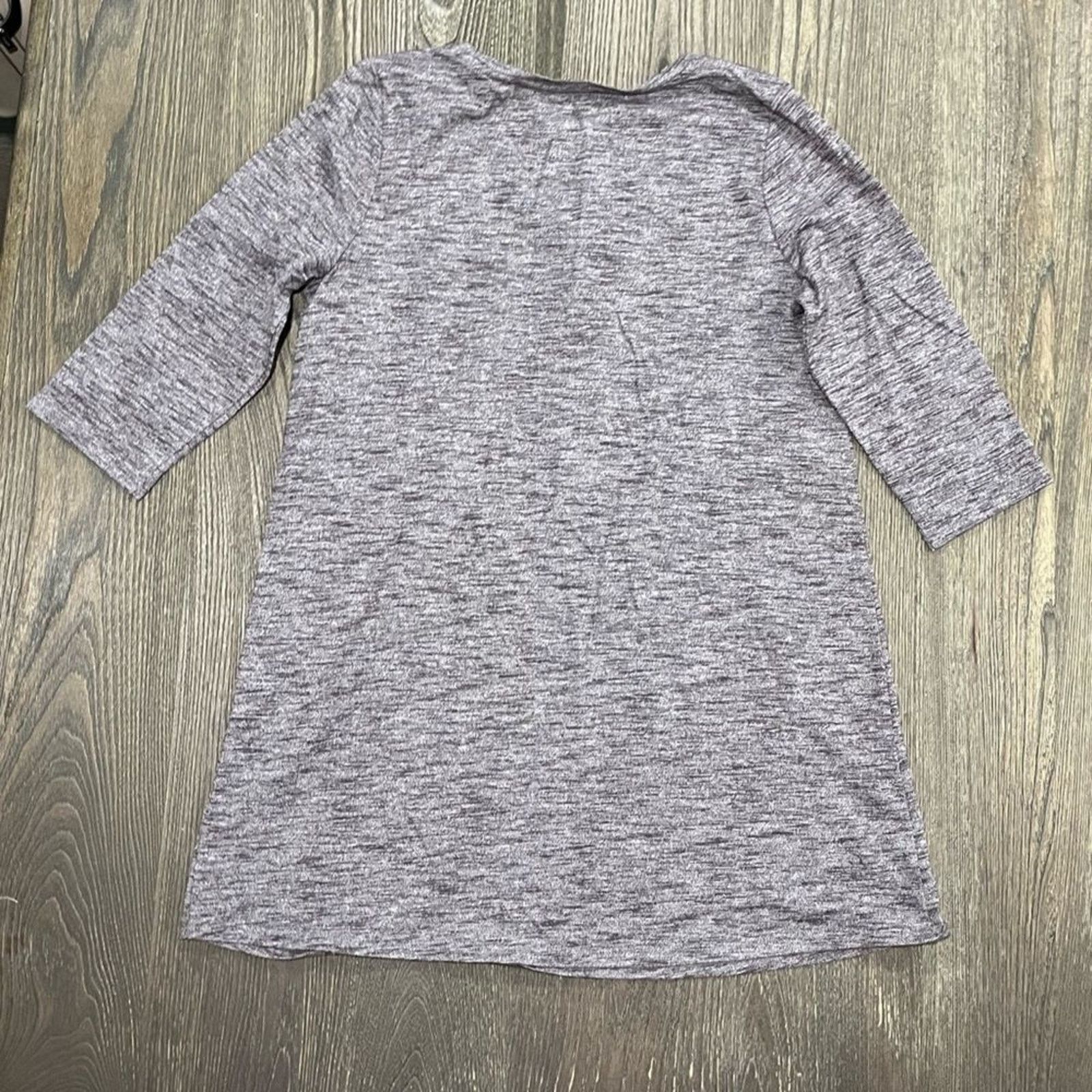 Vintage J. Jill Womens Small Tunic Top Pure Purple Ballet Sleeves S Size S / US 4 / IT 40 - 6 Thumbnail