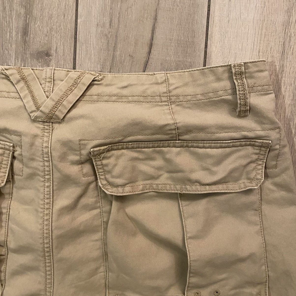 Element × JNCO × Southpole Vintage Y2K Earth Tone Tan Element Baggy Cargo Shorts 38 Size US 38 / EU 54 - 10 Thumbnail