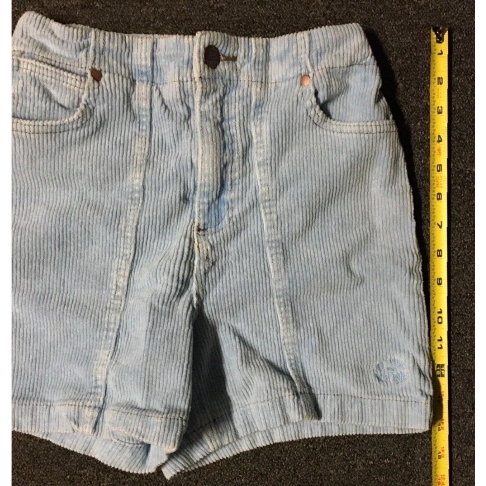 Ocean Pacific VINTAGE Billabong Wrangler Corduroy Shorts Beach Surf Skate OP Quiksilver Dogtown Womens 25 Blue 90s Jazz Punk Rock Size 42" / US 20 - 8 Thumbnail